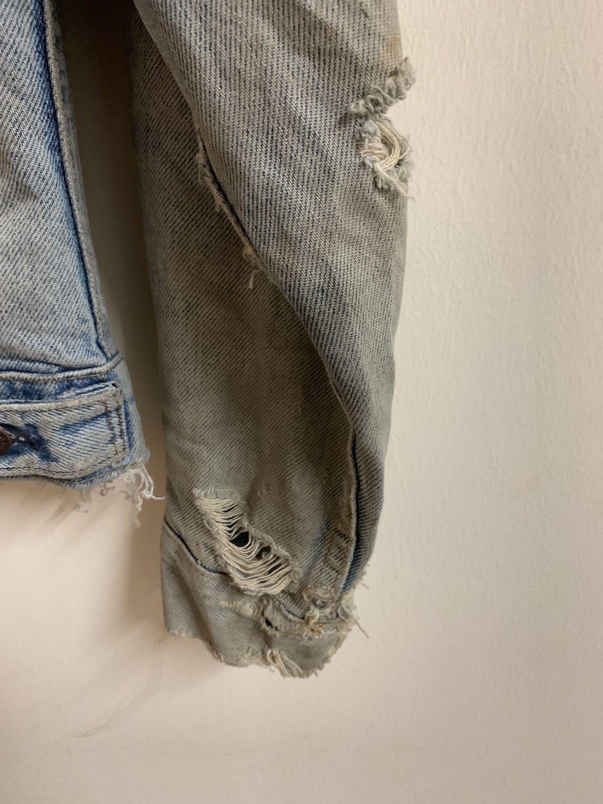 Levi's Vintage 80’s Levis Trucker Flare Denim Jacket Size US M / EU 48-50 / 2 - 16 Thumbnail