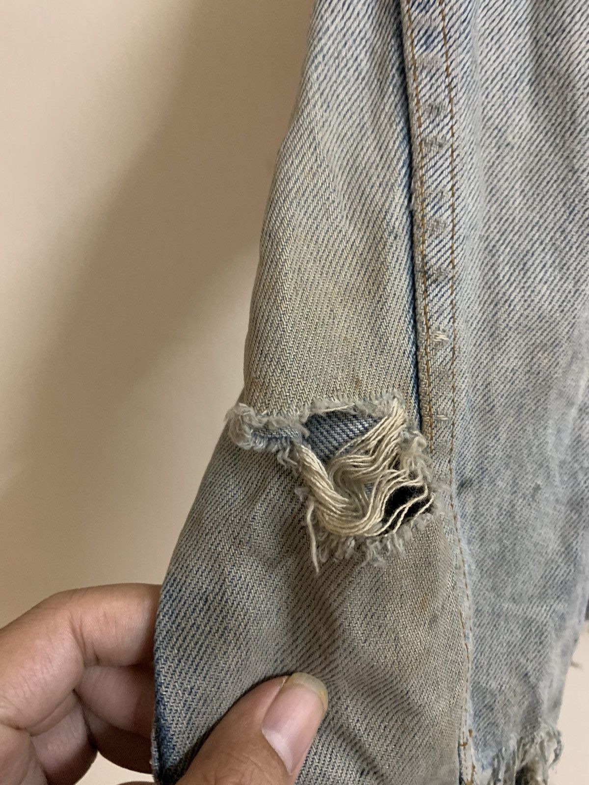 Levi's Vintage 80’s Levis Trucker Flare Denim Jacket Size US M / EU 48-50 / 2 - 11 Thumbnail