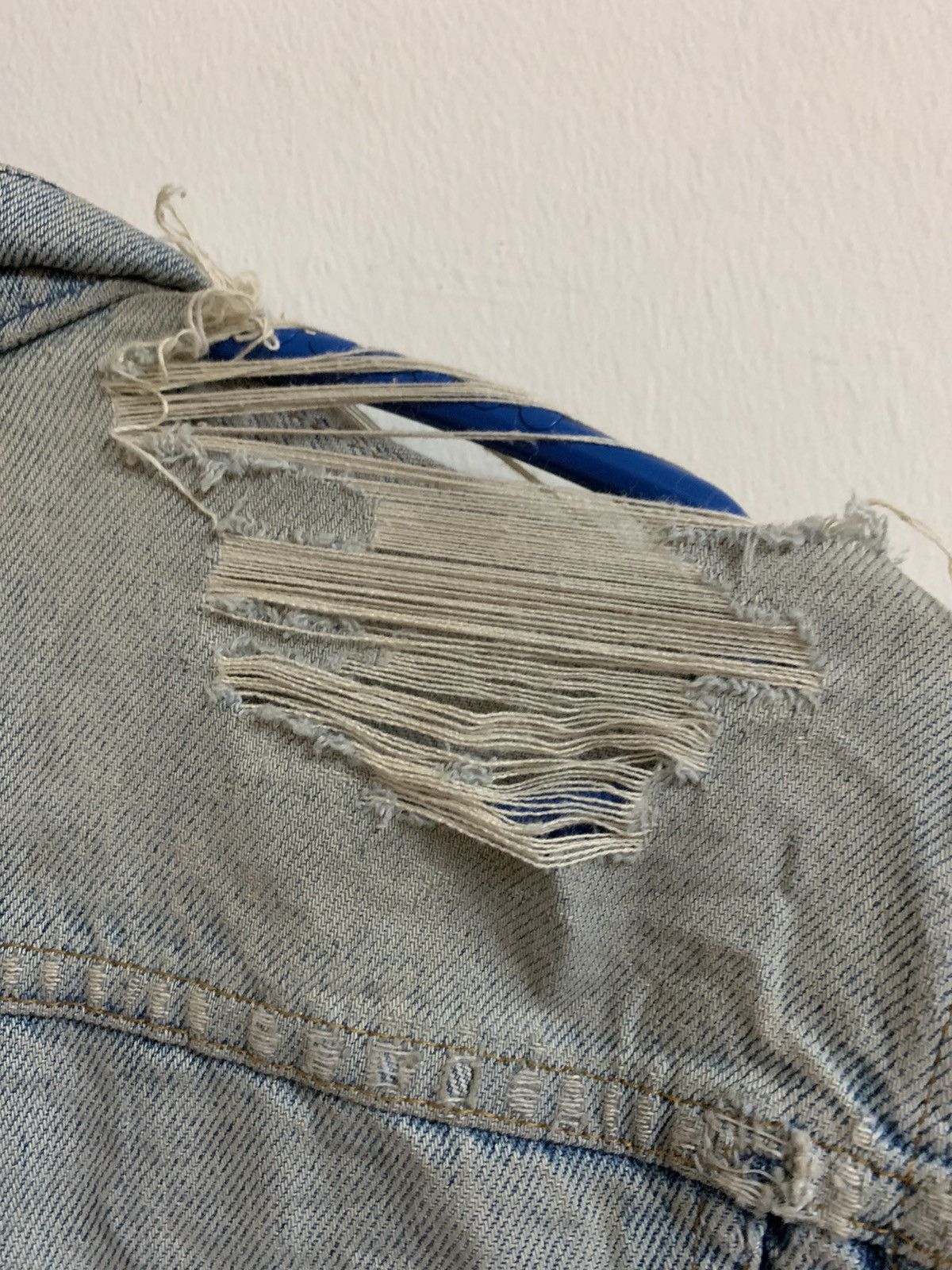Levi's Vintage 80’s Levis Trucker Flare Denim Jacket Size US M / EU 48-50 / 2 - 13 Thumbnail