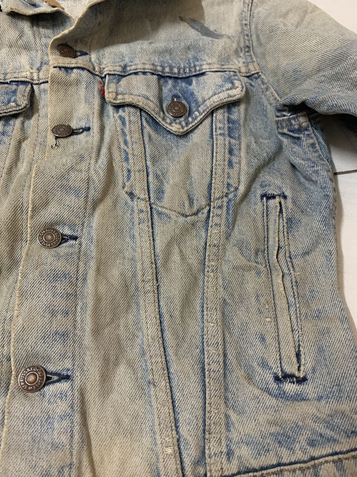 Levi's Vintage 80’s Levis Trucker Flare Denim Jacket Size US M / EU 48-50 / 2 - 3 Thumbnail