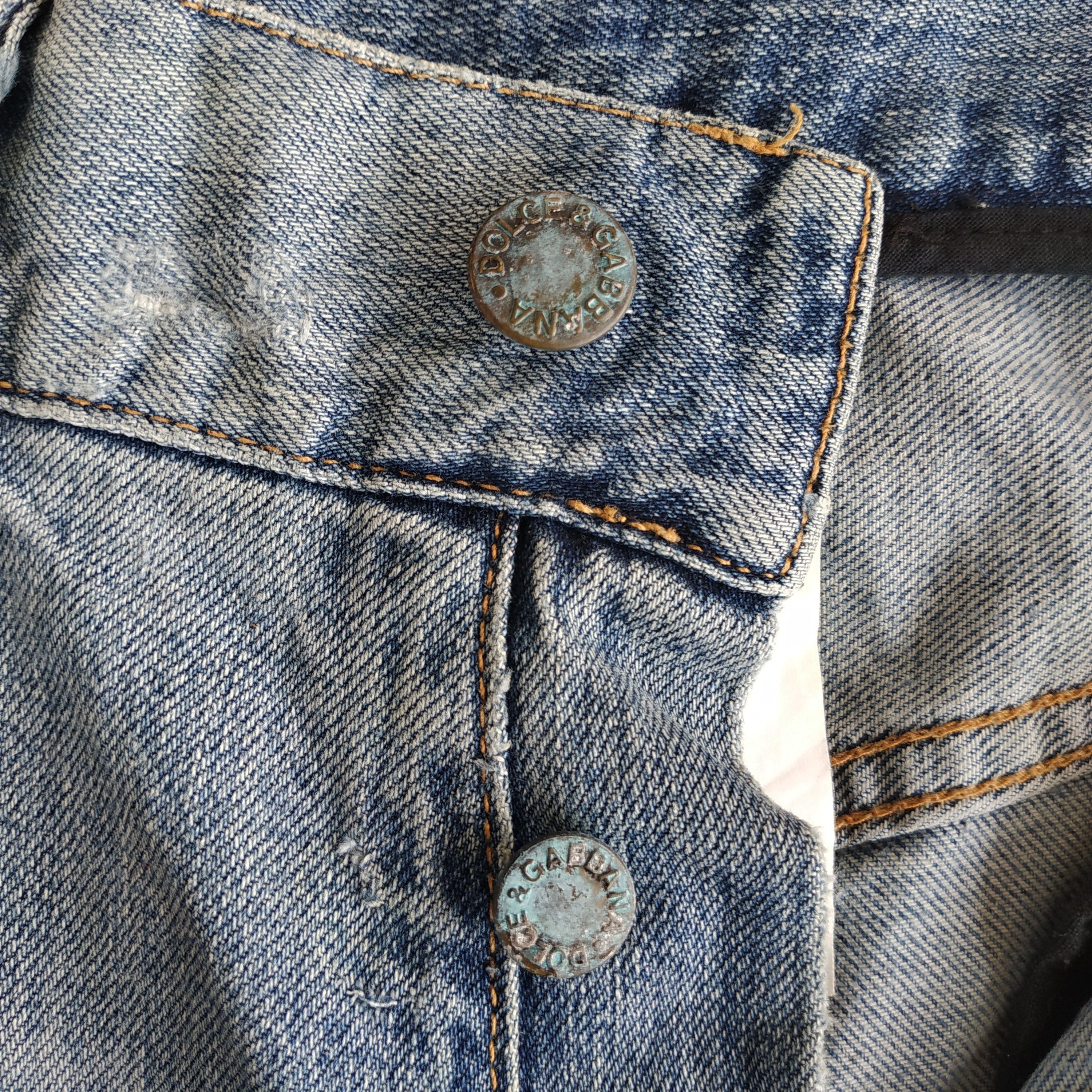 Dolce & Gabbana × Vintage DENIM DISTRESSED DOLCE & GABBANA Size US 34 / EU 50 - 8 Thumbnail