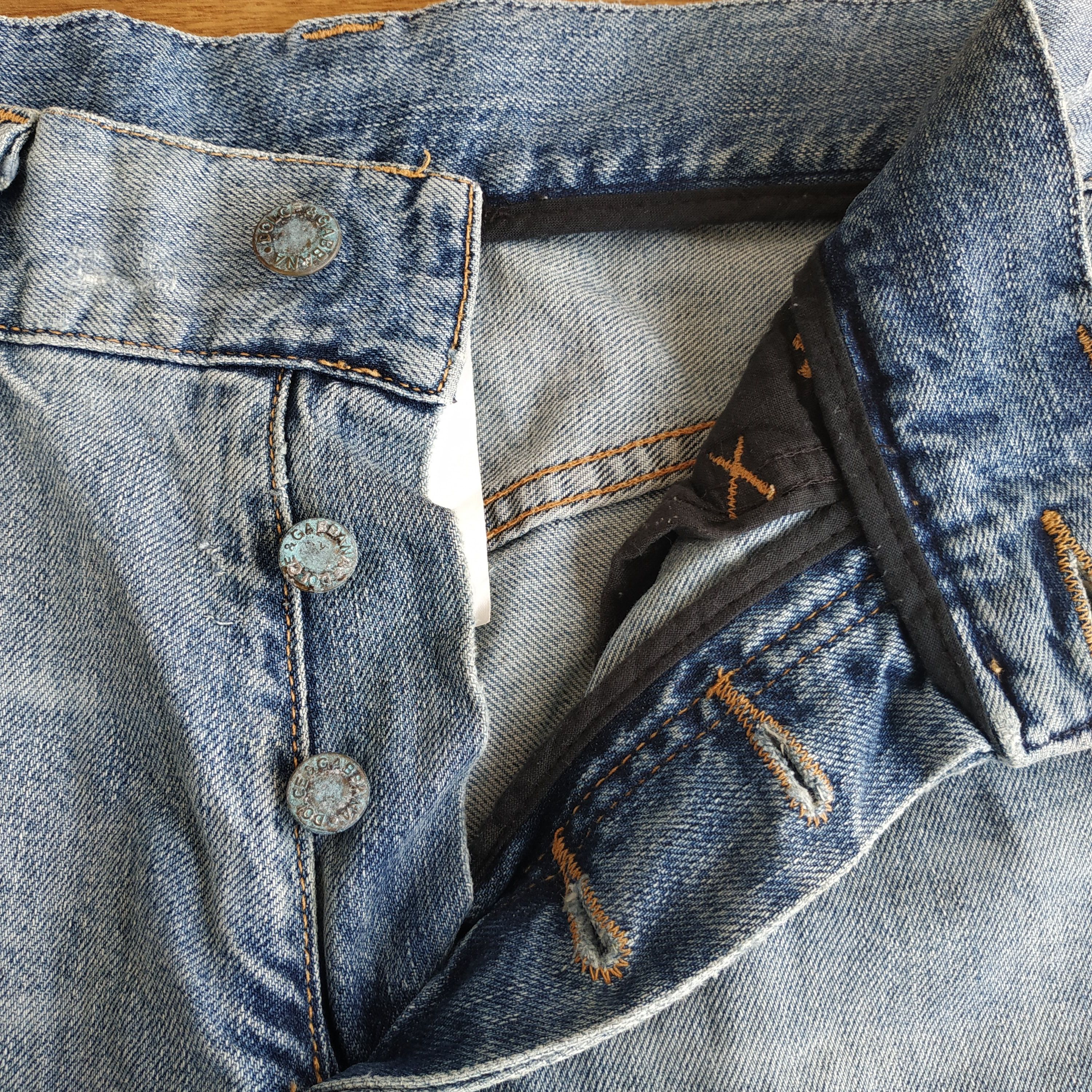 Dolce & Gabbana × Vintage DENIM DISTRESSED DOLCE & GABBANA Size US 34 / EU 50 - 7 Thumbnail