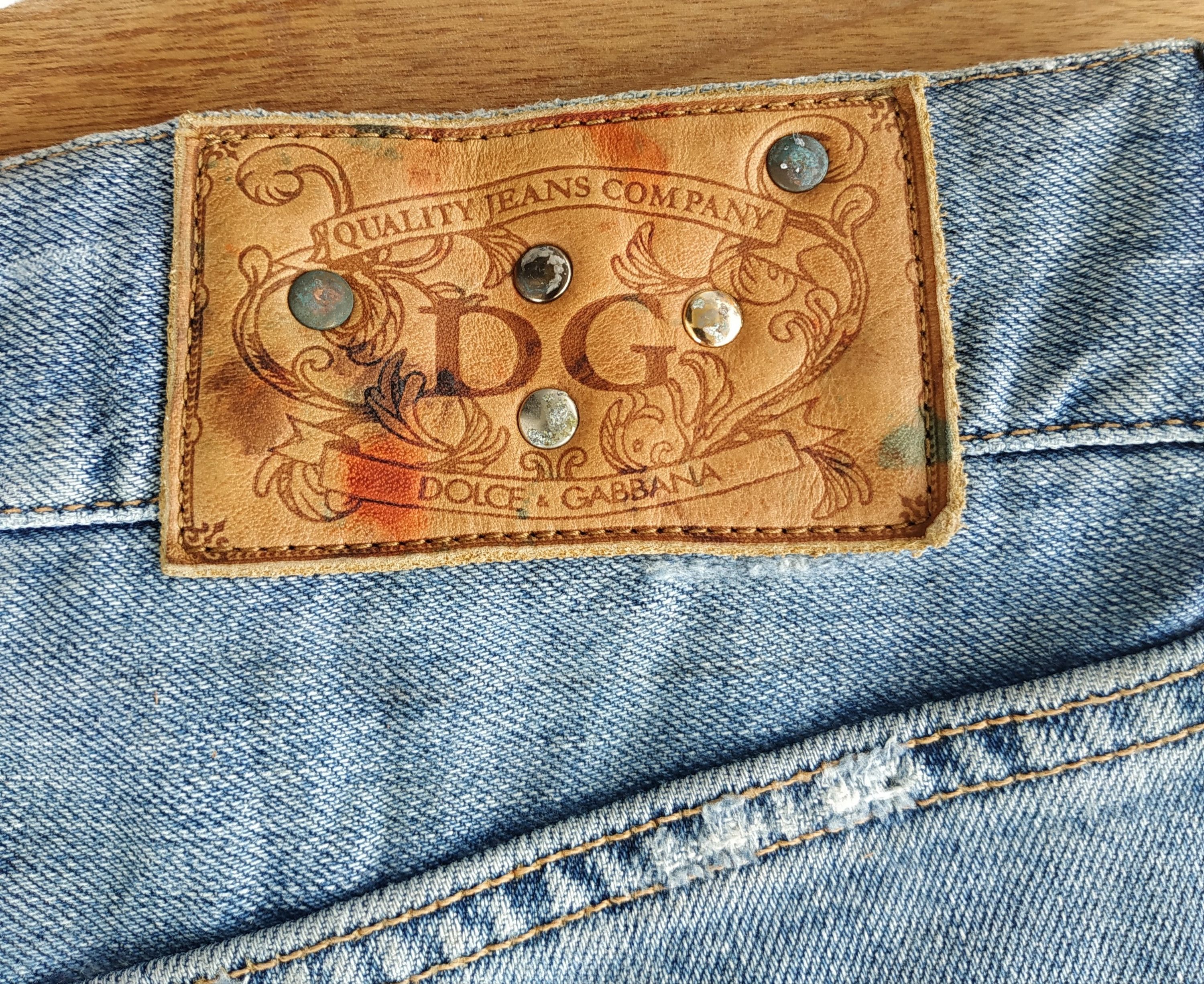 Dolce & Gabbana × Vintage DENIM DISTRESSED DOLCE & GABBANA Size US 34 / EU 50 - 15 Thumbnail