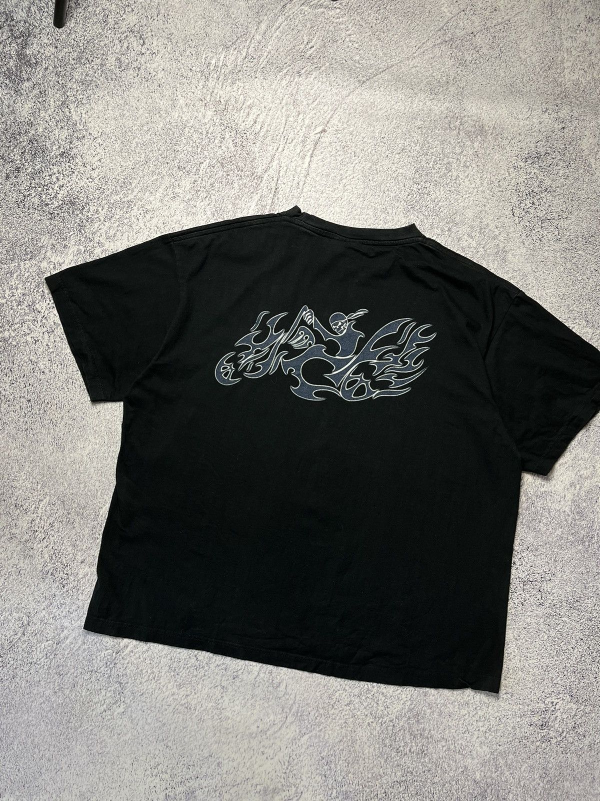 Other Vintage Skulls All over print Rare Spiral Tee Rock T shirt Size US XL / EU 56 / 4 - 9 Thumbnail
