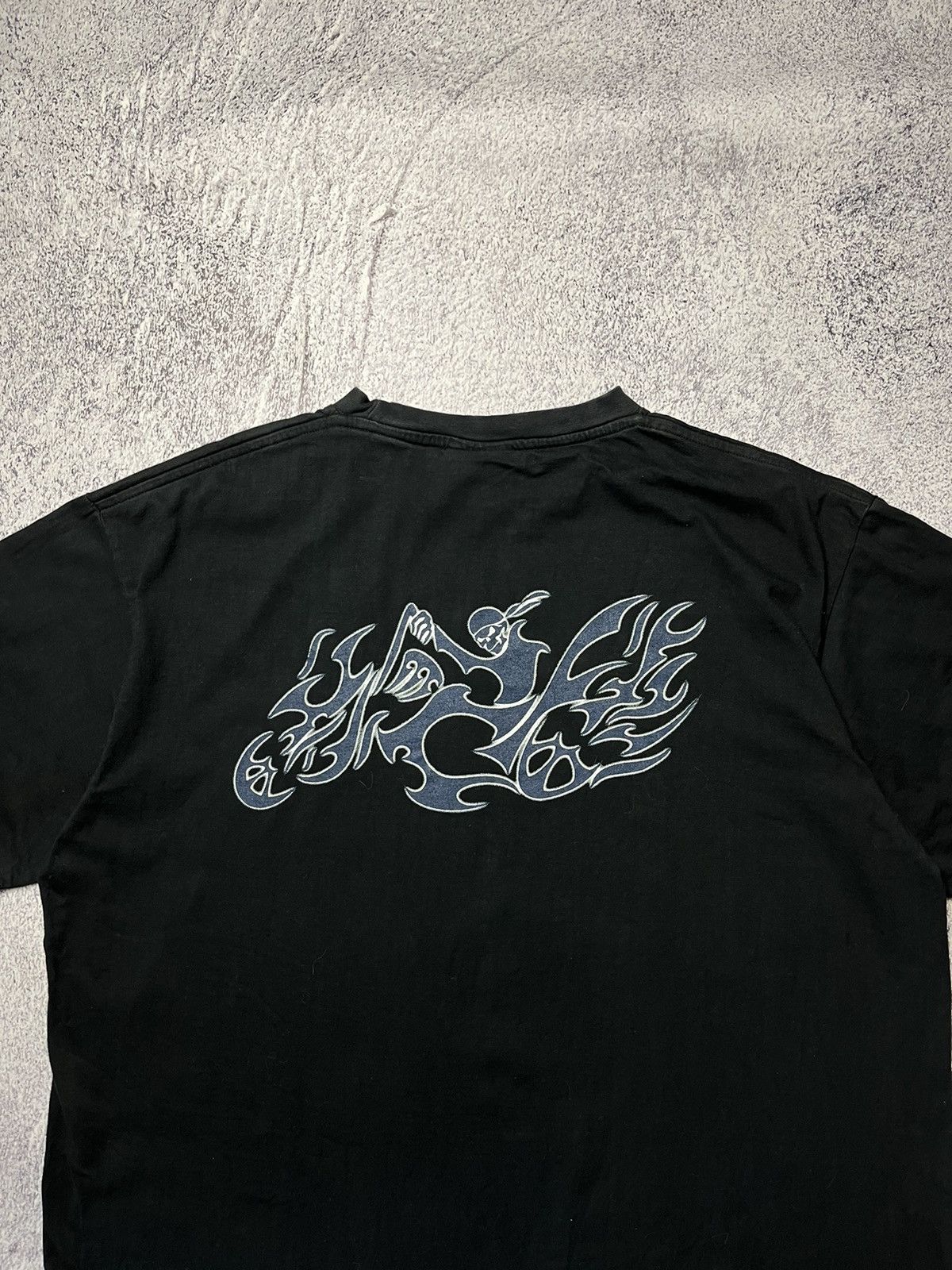 Other Vintage Skulls All over print Rare Spiral Tee Rock T shirt Size US XL / EU 56 / 4 - 8 Thumbnail