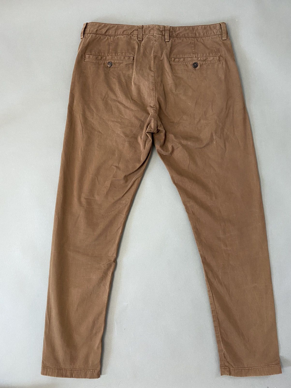 AMI Ami brown chino pants small logo Paris Alexandre Mattiussi Size US 30 / EU 46 - 5 Thumbnail