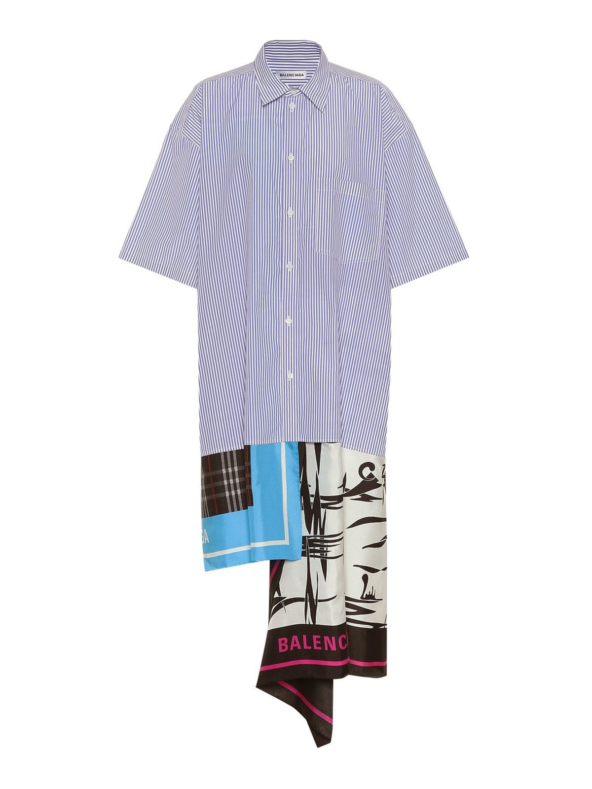 Balenciaga Balenciaga Long Dress Shirt Dress Size US M / EU 48-50 / 2 - 2 Thumbnail