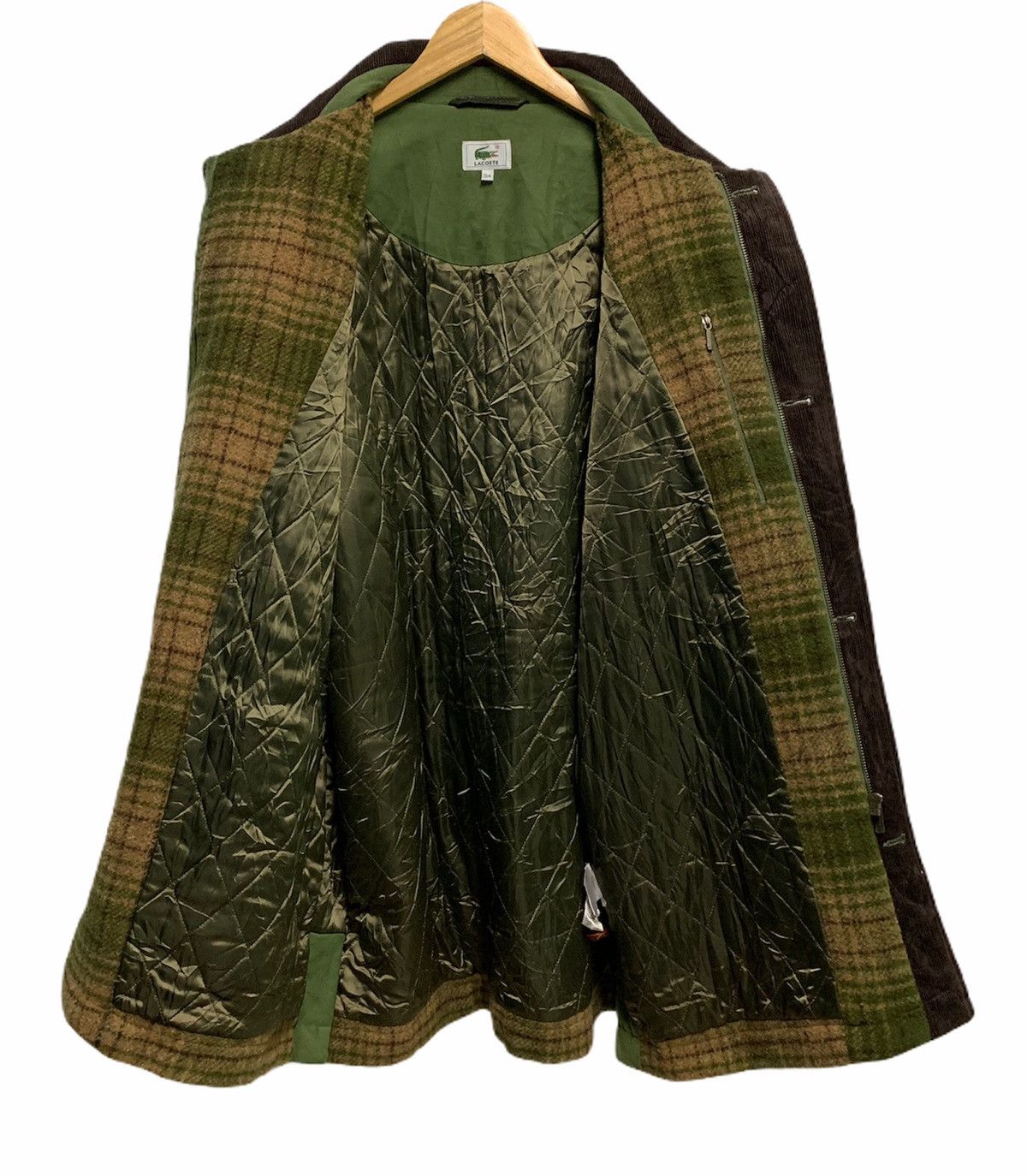 Lacoste × Vintage RARE ‼️ Lacoste Checked Wool Fabric Vintage Jacket Size US L / EU 52-54 / 3 - 5 Thumbnail