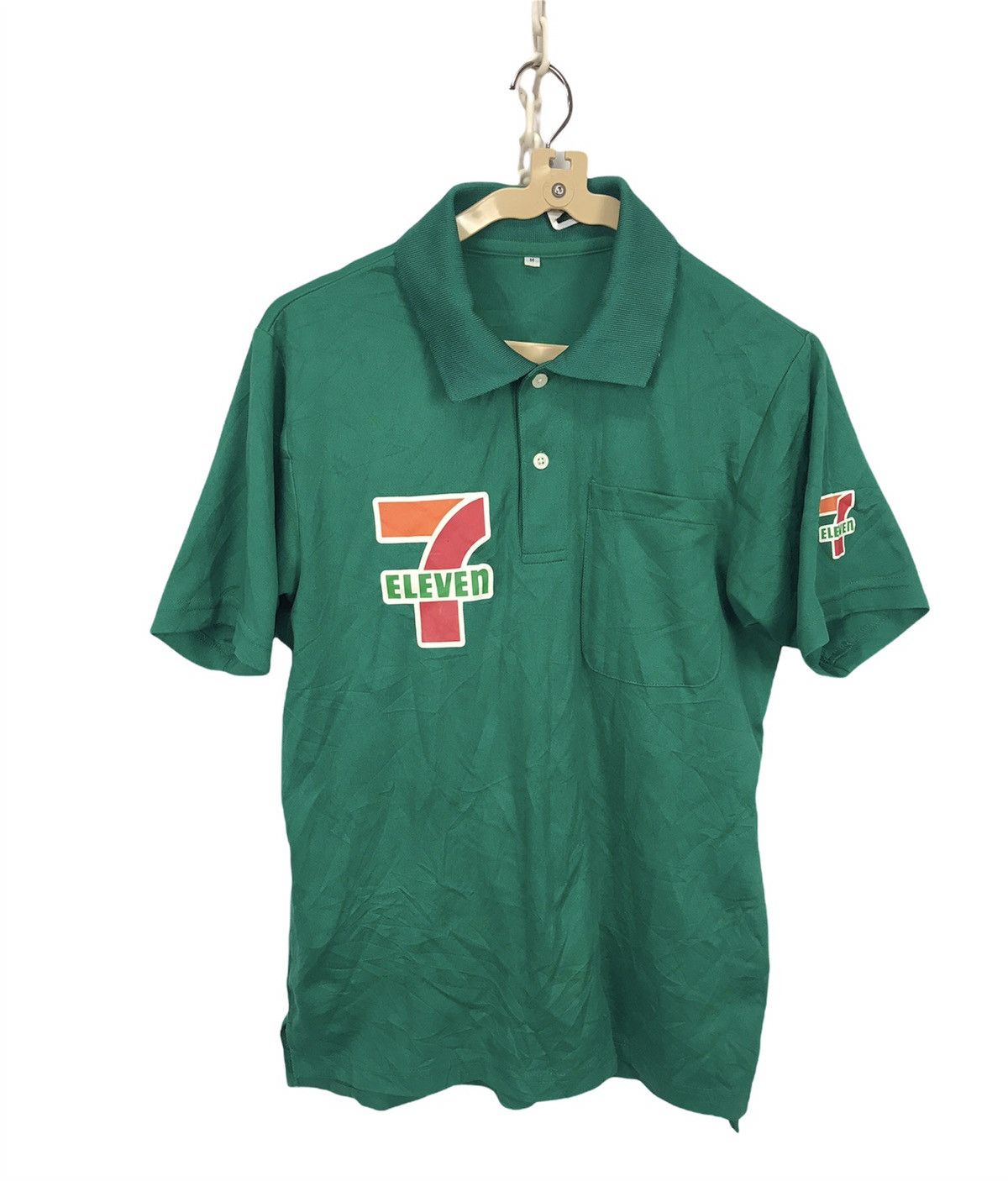 Japanese Brand × Vintage Vintage 7-eleven polo tee Size US M / EU 48-50 / 2 - 1 Thumbnail