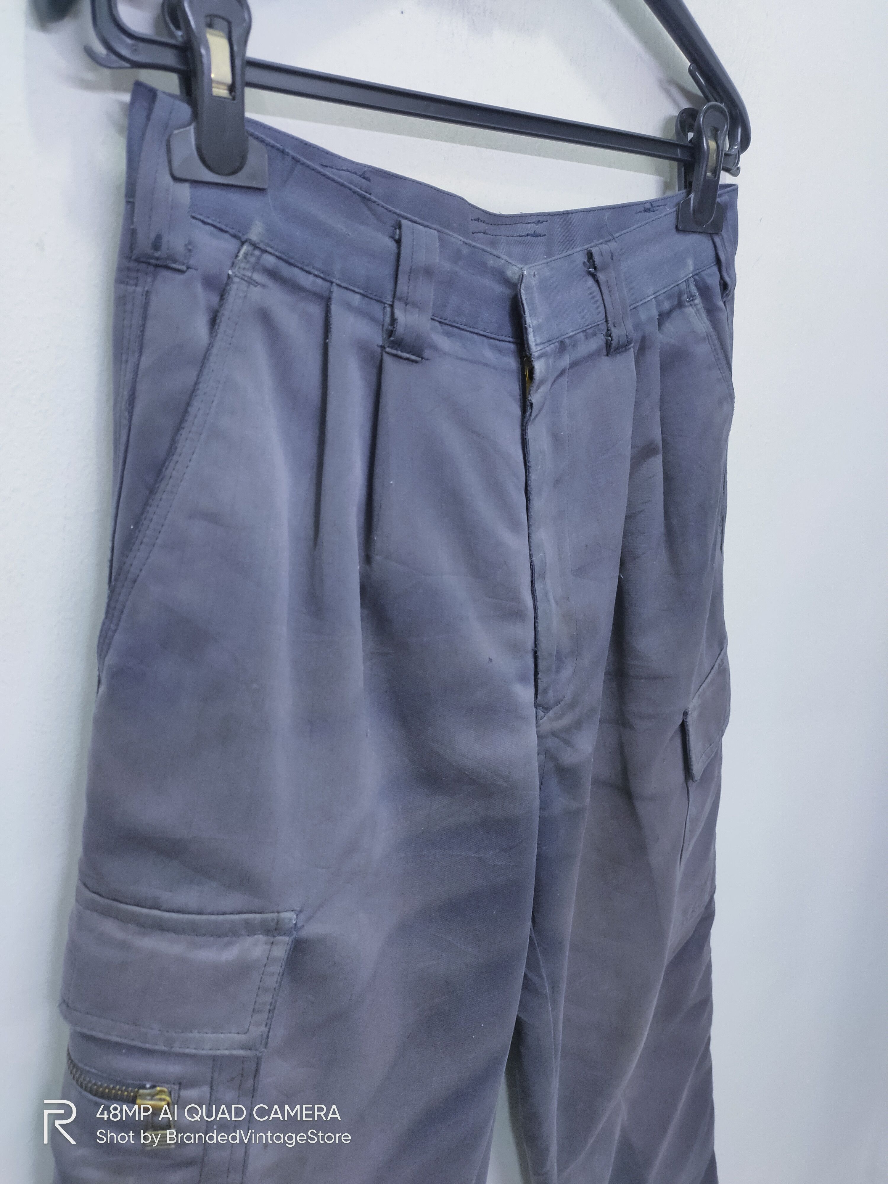 Japanese Brand CALJAC Faded Multipocket Workwear Casual Trouser Cargo Pant Size US 29 - 6 Thumbnail