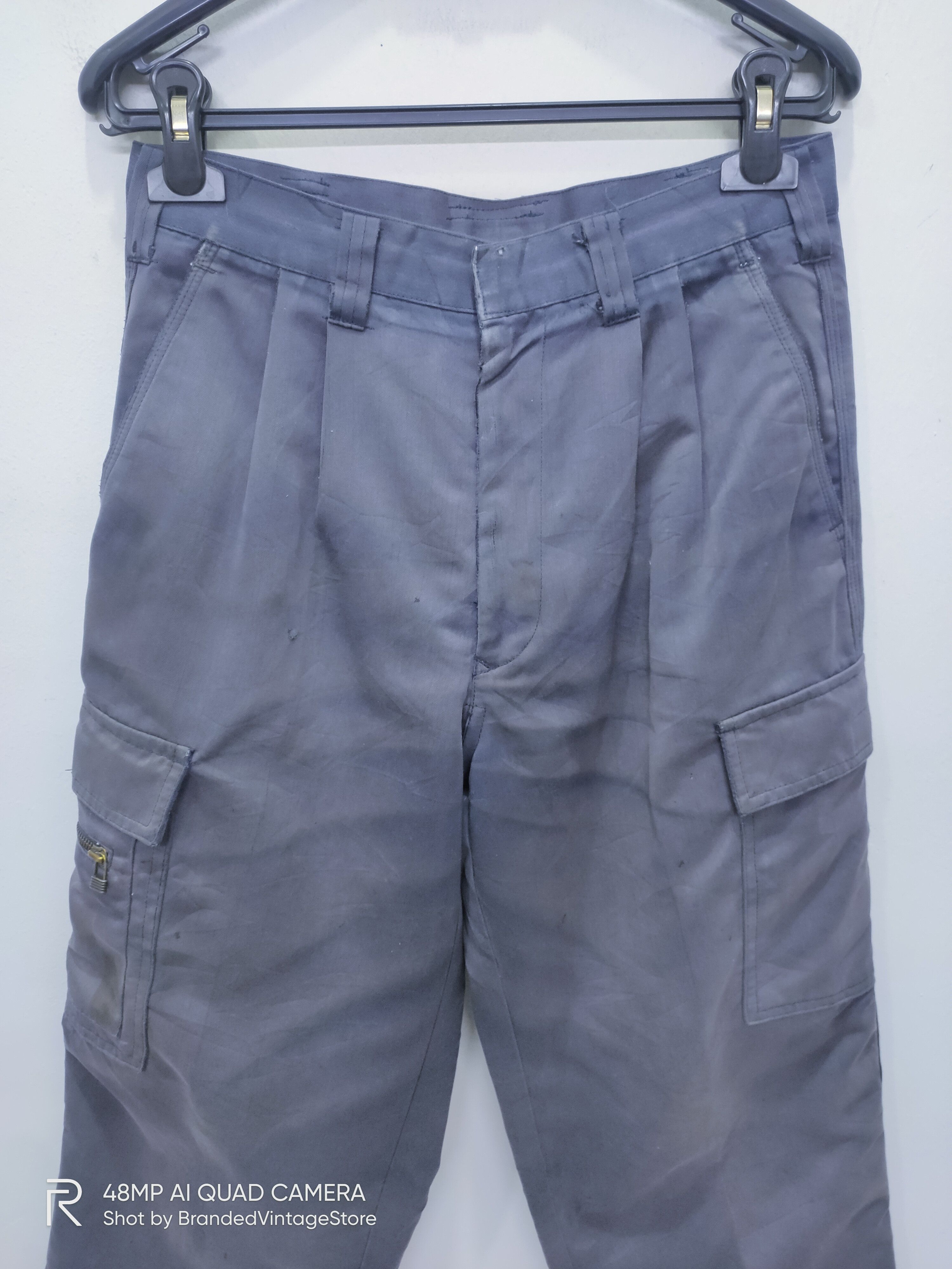 Japanese Brand CALJAC Faded Multipocket Workwear Casual Trouser Cargo Pant Size US 29 - 4 Thumbnail