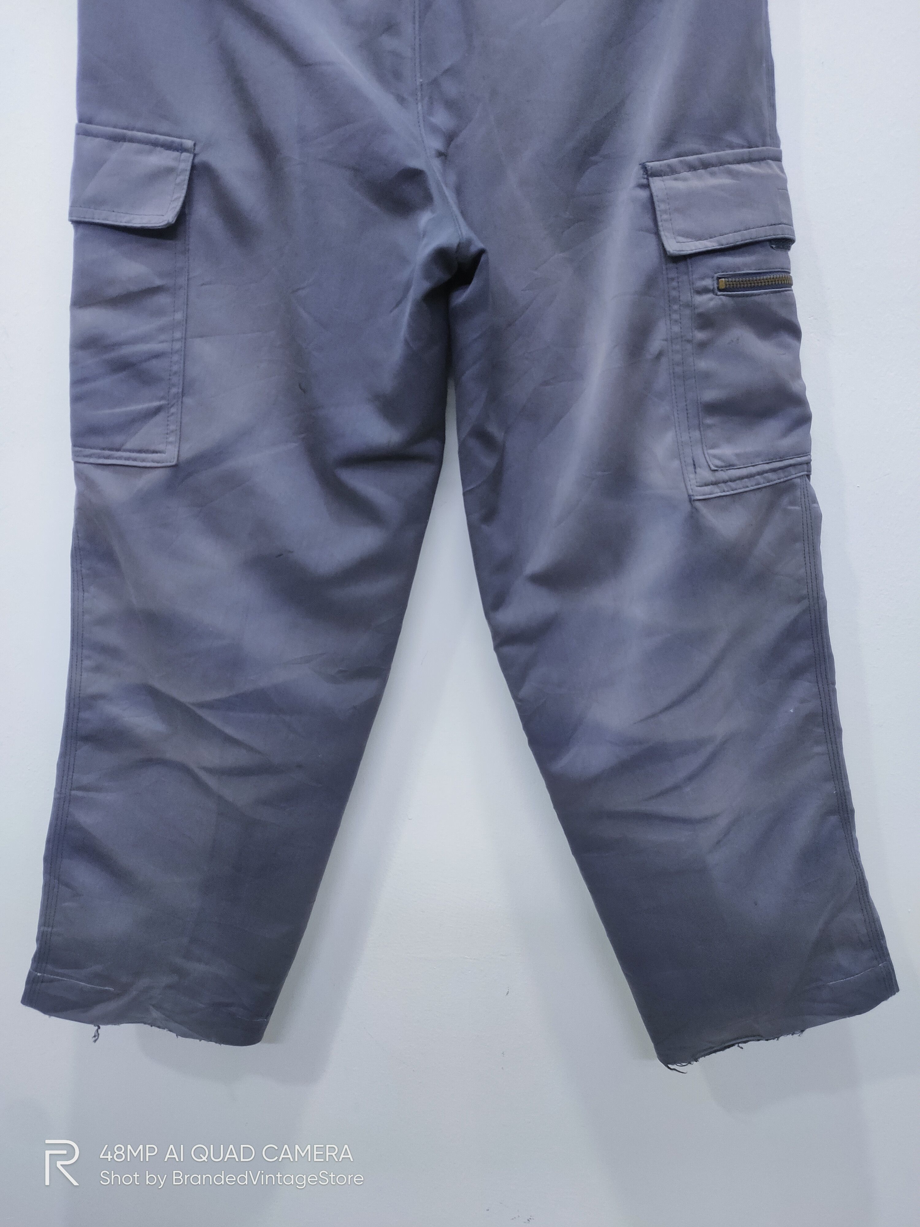 Japanese Brand CALJAC Faded Multipocket Workwear Casual Trouser Cargo Pant Size US 29 - 9 Thumbnail