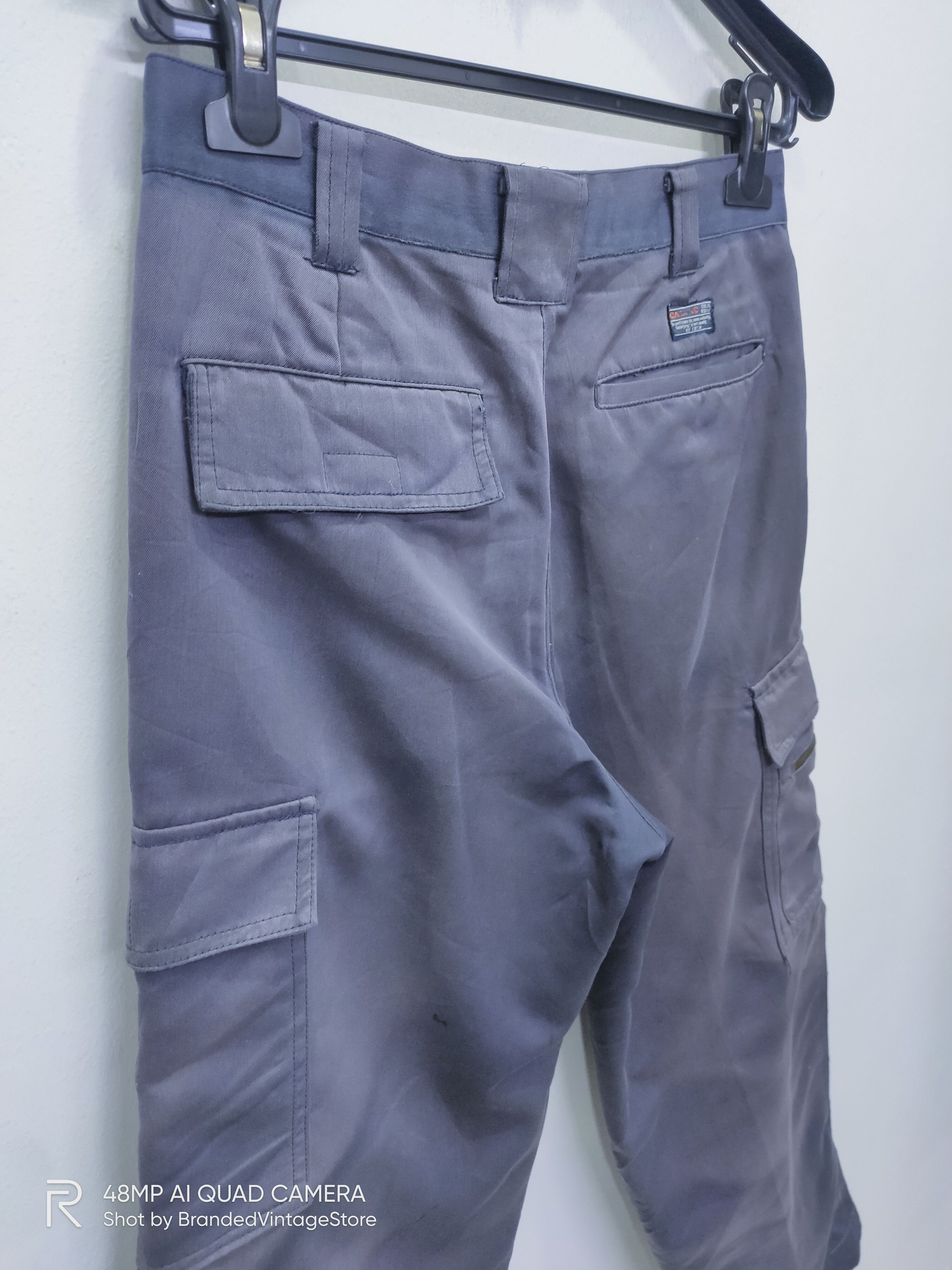 Japanese Brand CALJAC Faded Multipocket Workwear Casual Trouser Cargo Pant Size US 29 - 10 Thumbnail