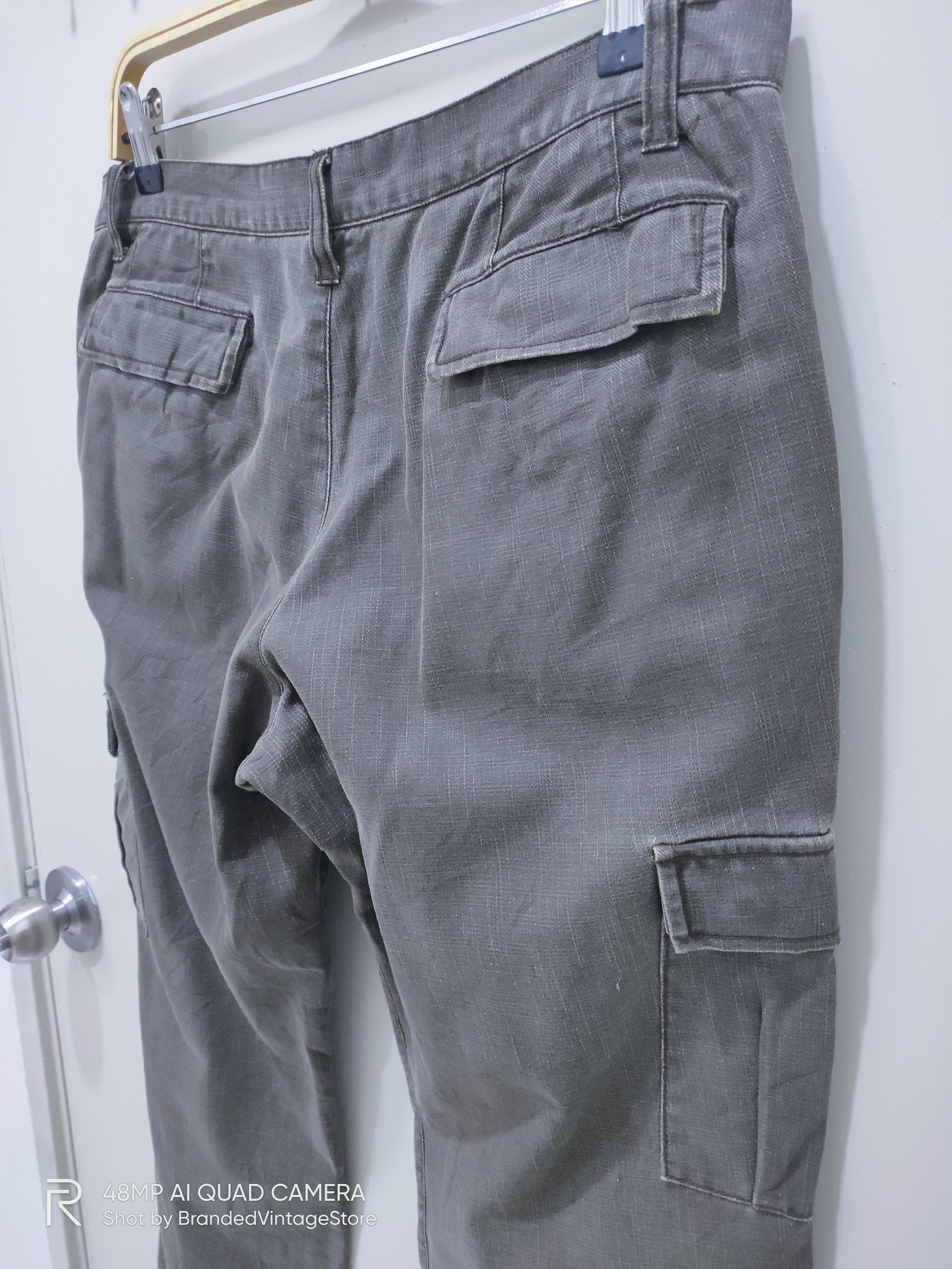 Japanese Brand Vintage ABAHOUSE Unique Pattern Utility Tactical Cargo Pant Size US 34 / EU 50 - 12 Thumbnail