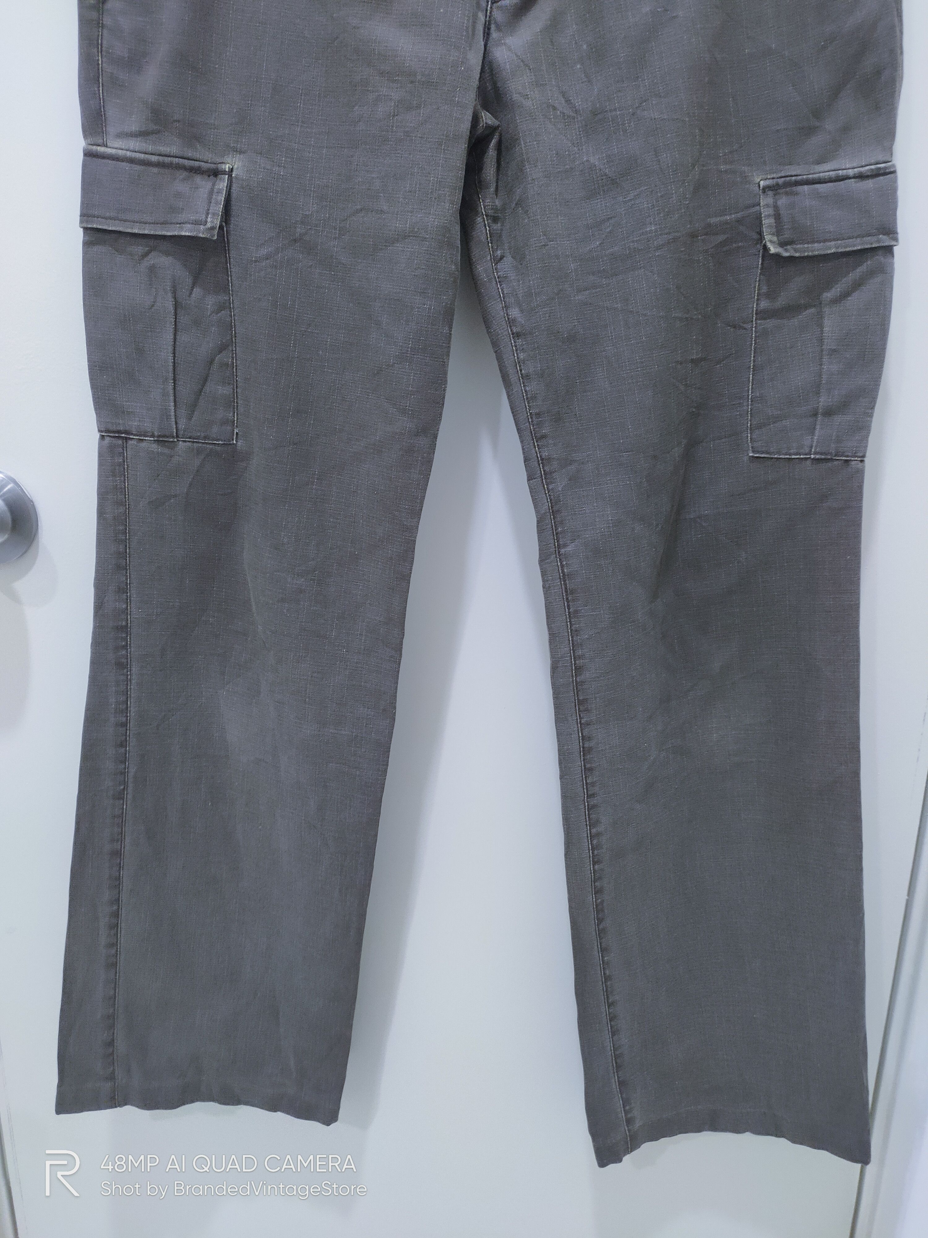 Japanese Brand Vintage ABAHOUSE Unique Pattern Utility Tactical Cargo Pant Size US 34 / EU 50 - 5 Thumbnail