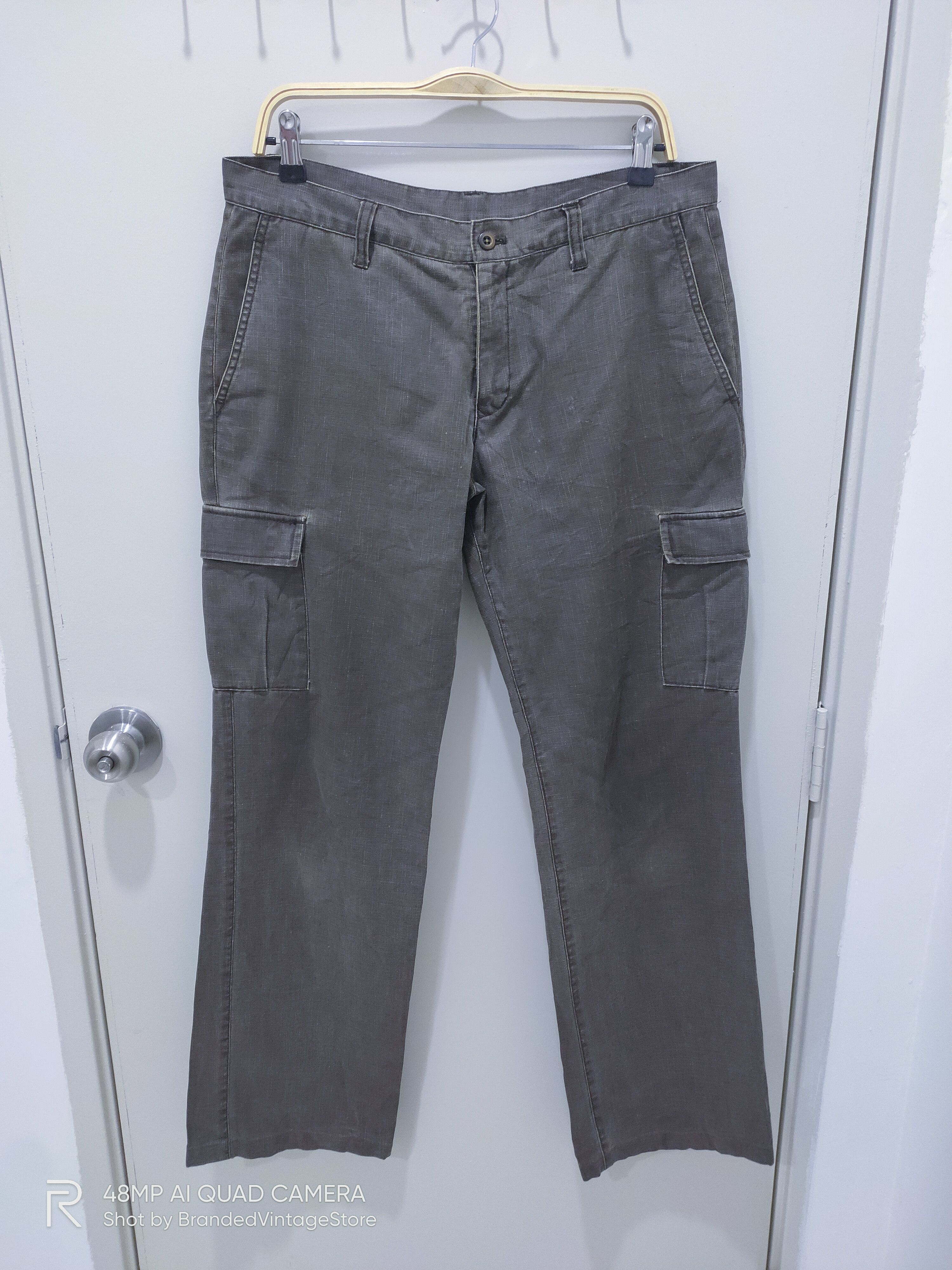 Japanese Brand Vintage ABAHOUSE Unique Pattern Utility Tactical Cargo Pant Size US 34 / EU 50 - 1 Thumbnail