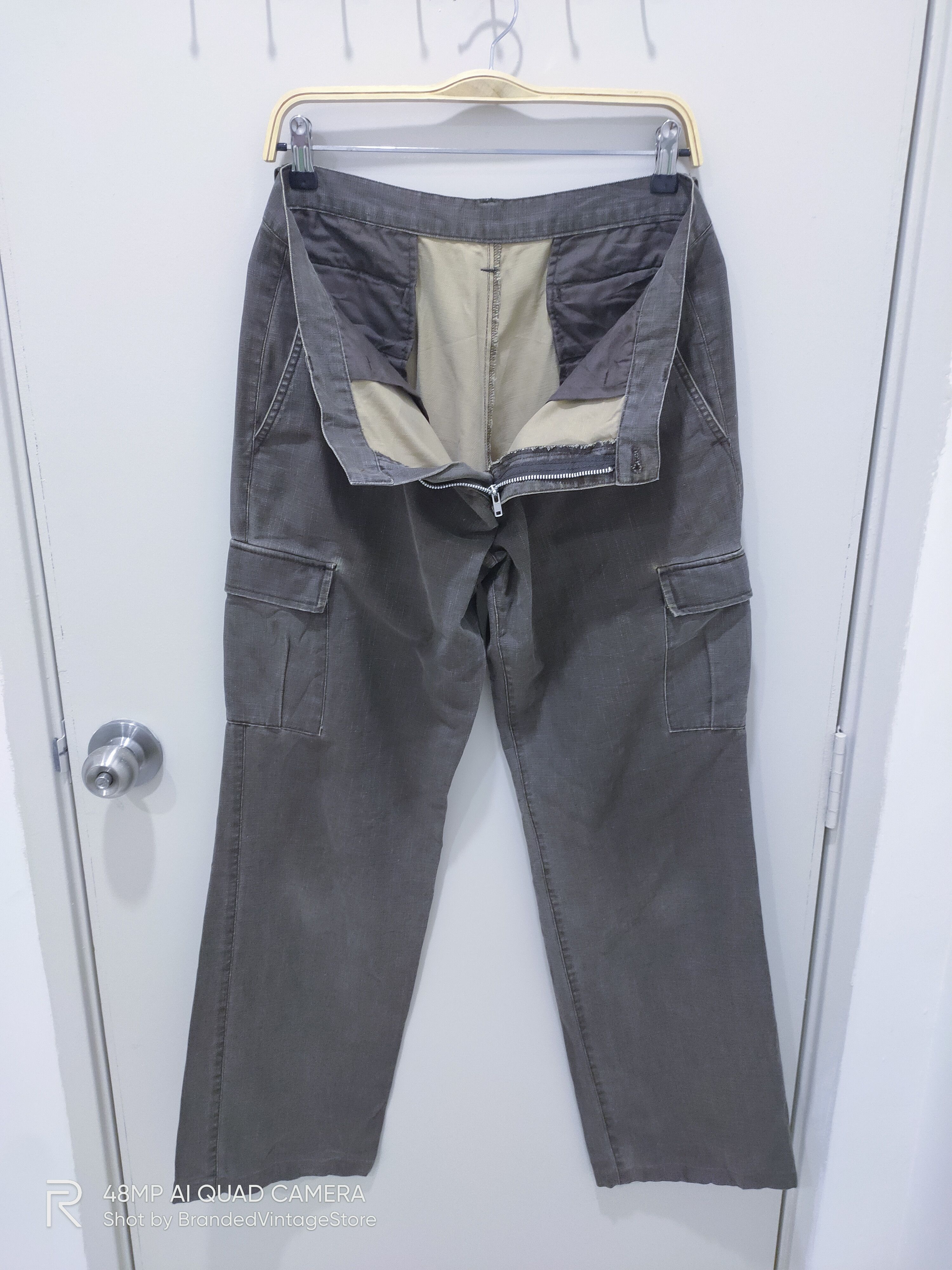 Japanese Brand Vintage ABAHOUSE Unique Pattern Utility Tactical Cargo Pant Size US 34 / EU 50 - 3 Thumbnail