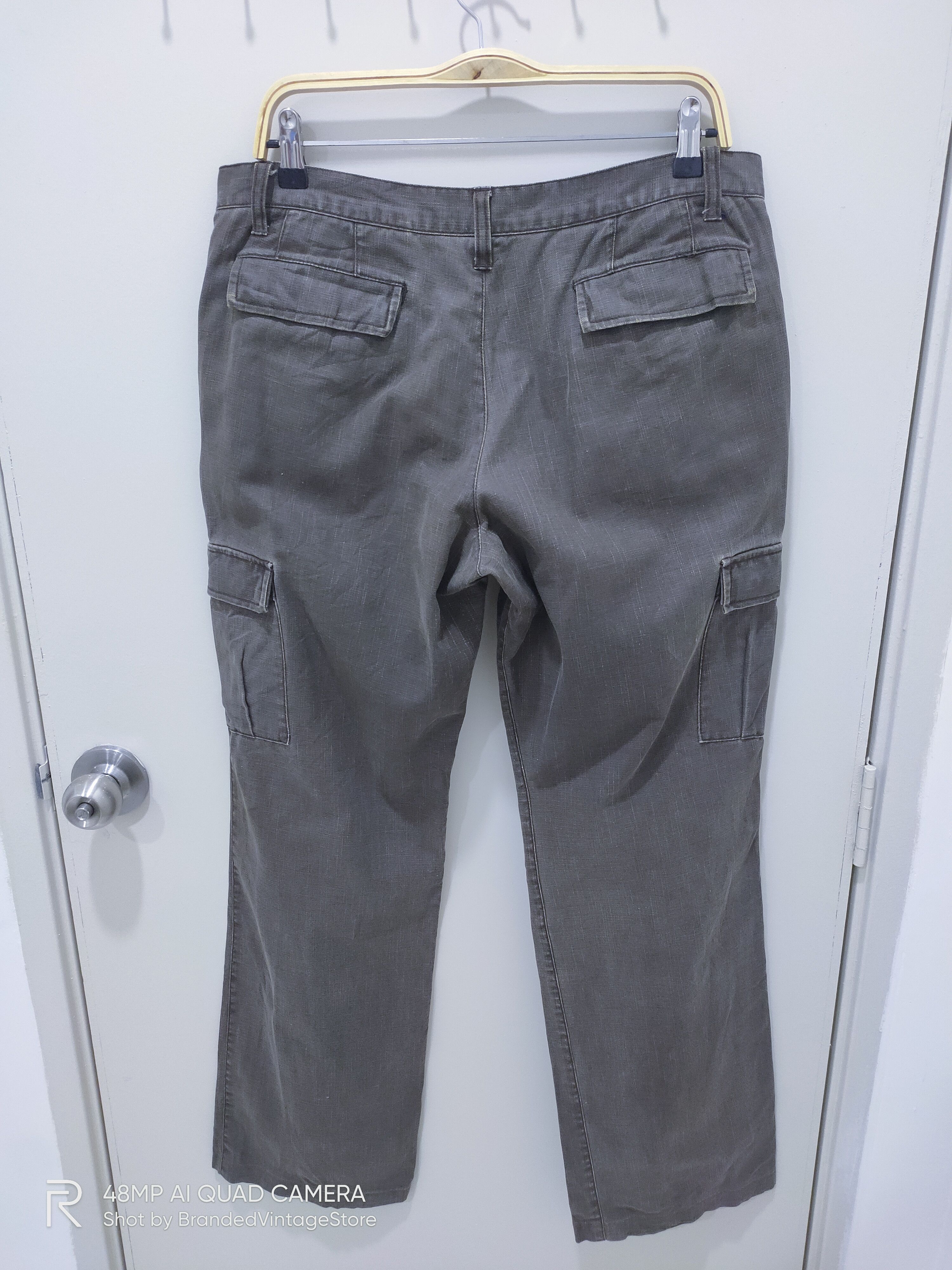 Japanese Brand Vintage ABAHOUSE Unique Pattern Utility Tactical Cargo Pant Size US 34 / EU 50 - 2 Thumbnail