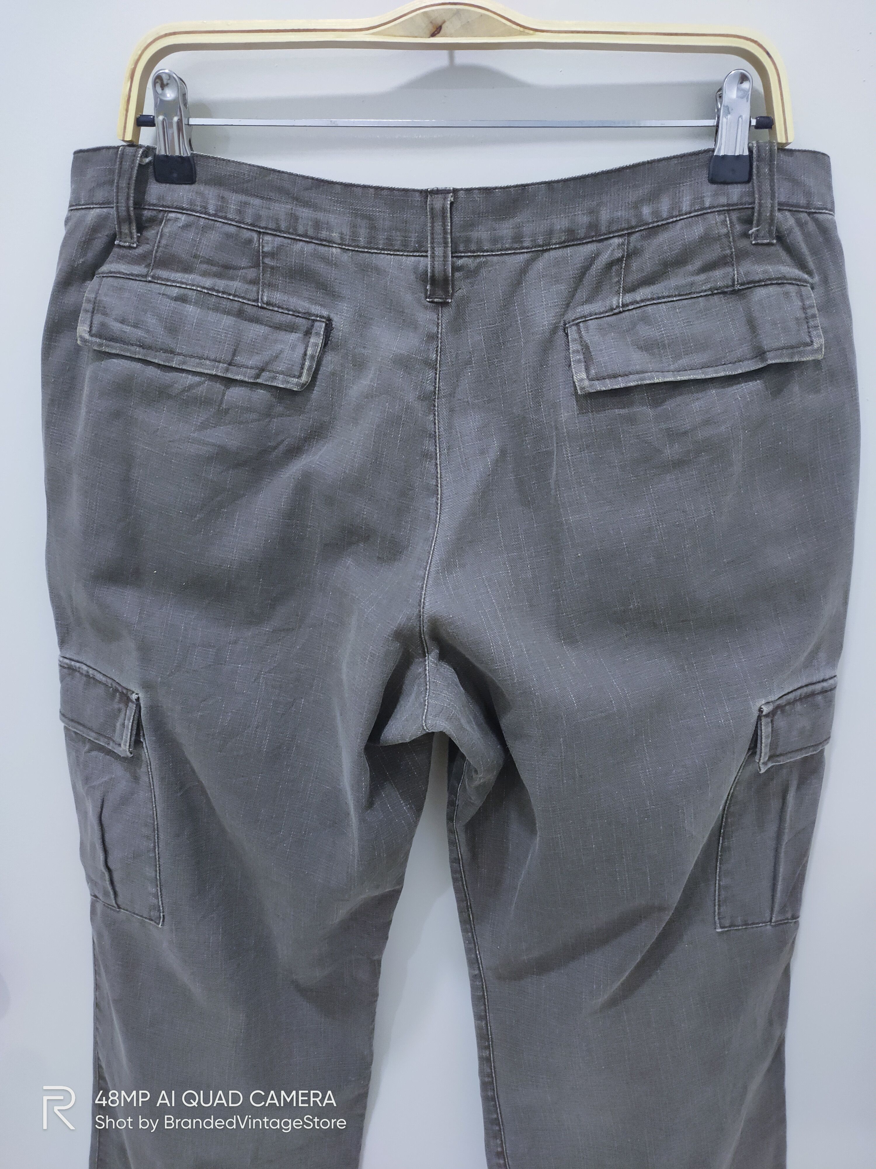 Japanese Brand Vintage ABAHOUSE Unique Pattern Utility Tactical Cargo Pant Size US 34 / EU 50 - 10 Thumbnail