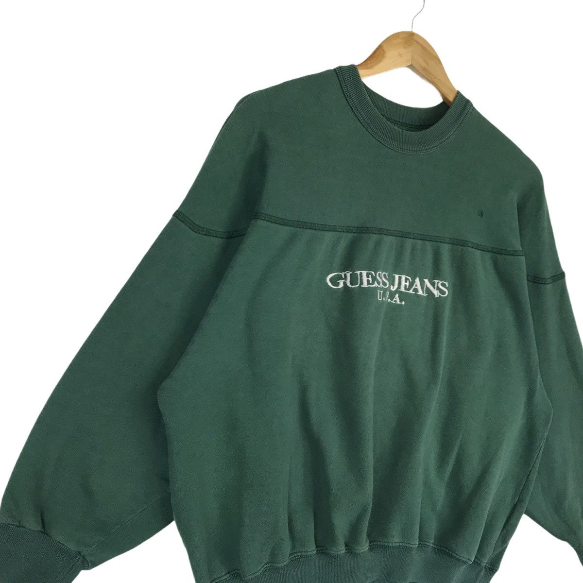 Guess Vintage Guess Georges Marciano Embroidery Sweatshirt Size US M / EU 48-50 / 2 - 2 Thumbnail
