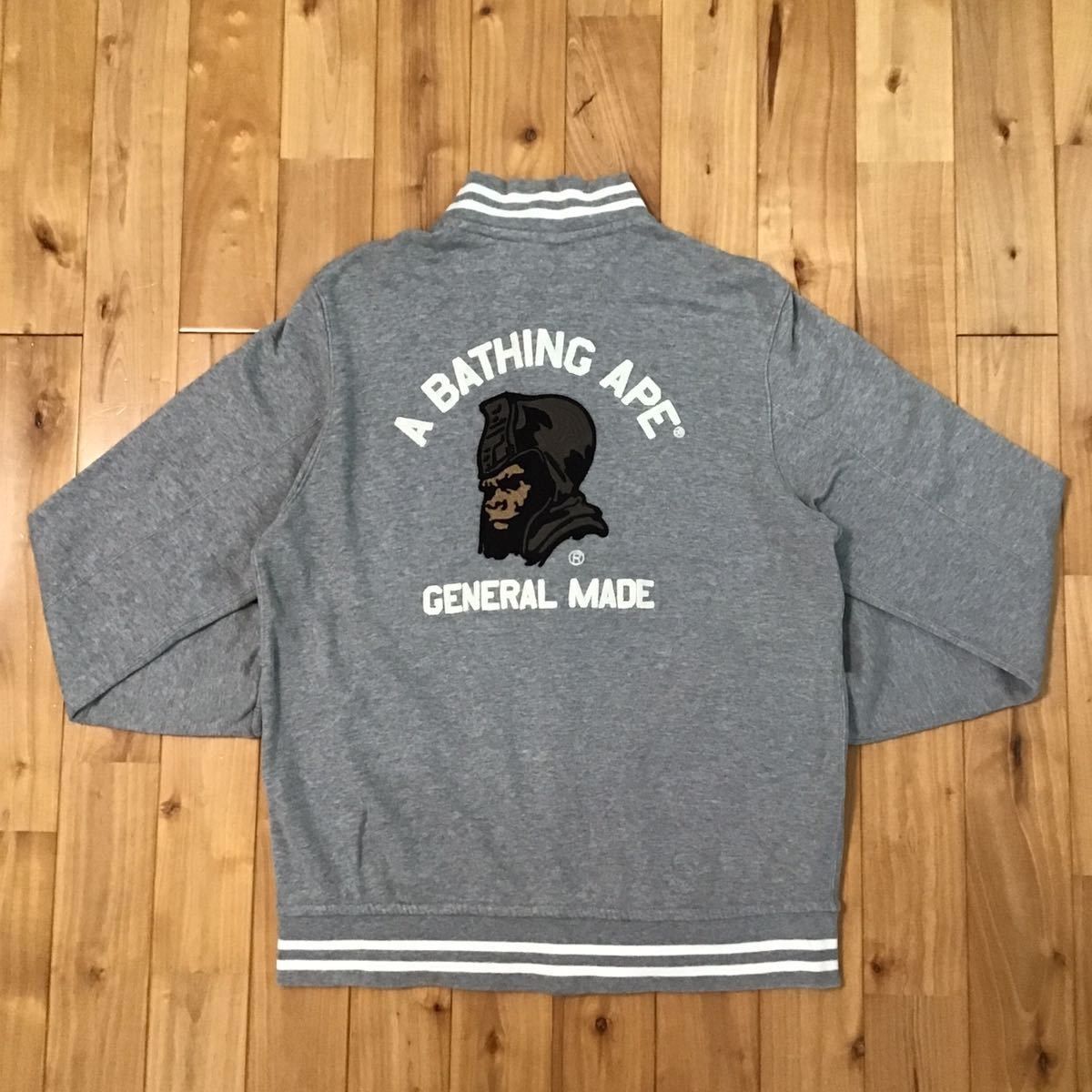 Bape 🔥XL🔥 General embroidery Sweat varsity jacket bomber BAPE Size US XL / EU 56 / 4 - 3 Thumbnail
