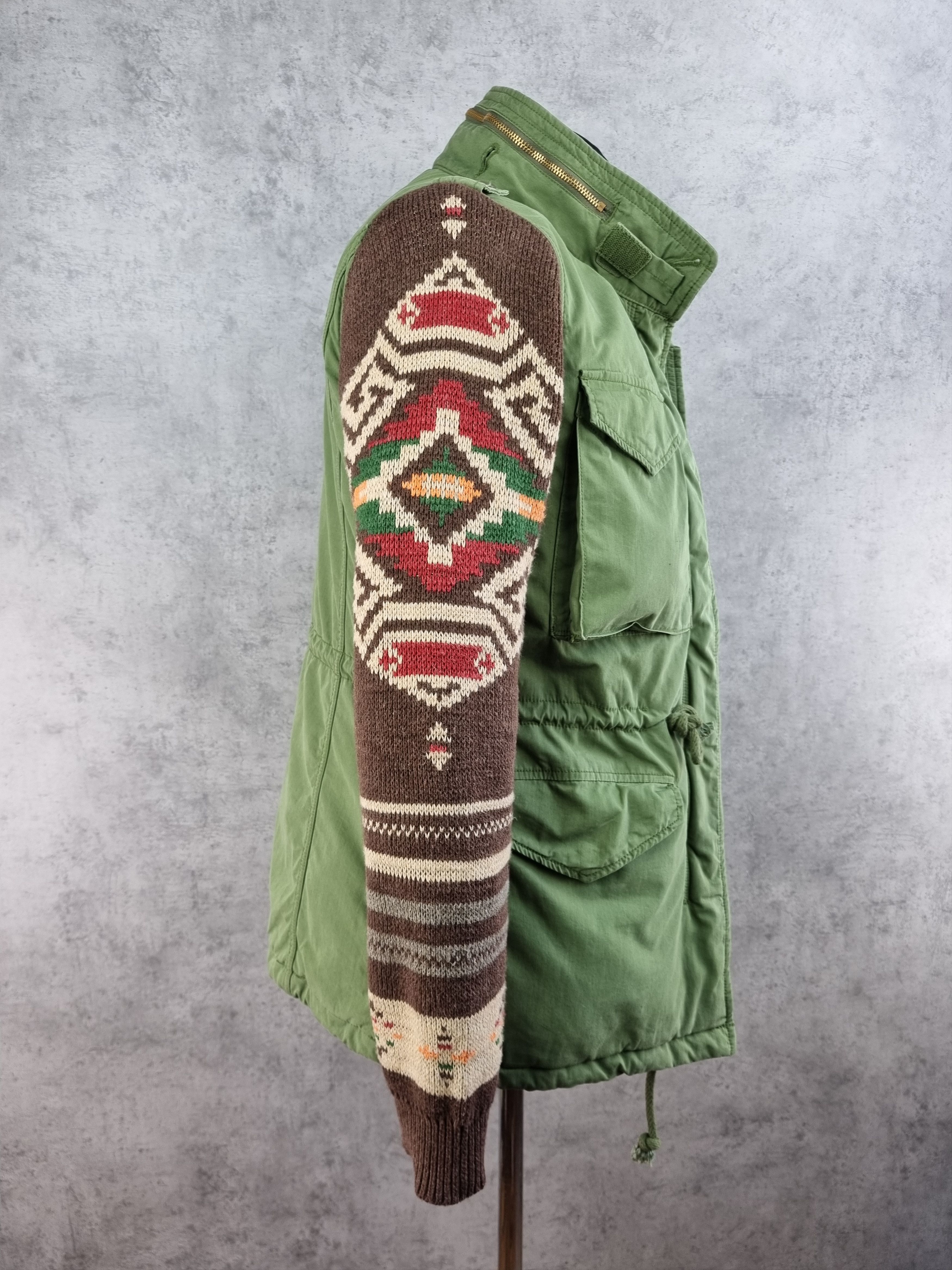Denim & Supply Ralph Lauren × Polo Ralph Lauren × Ralph Lauren Rare Navajo Ralph Lauren M65 Military Army Field Jacket Size US S / EU 44-46 / 1 - 4 Thumbnail