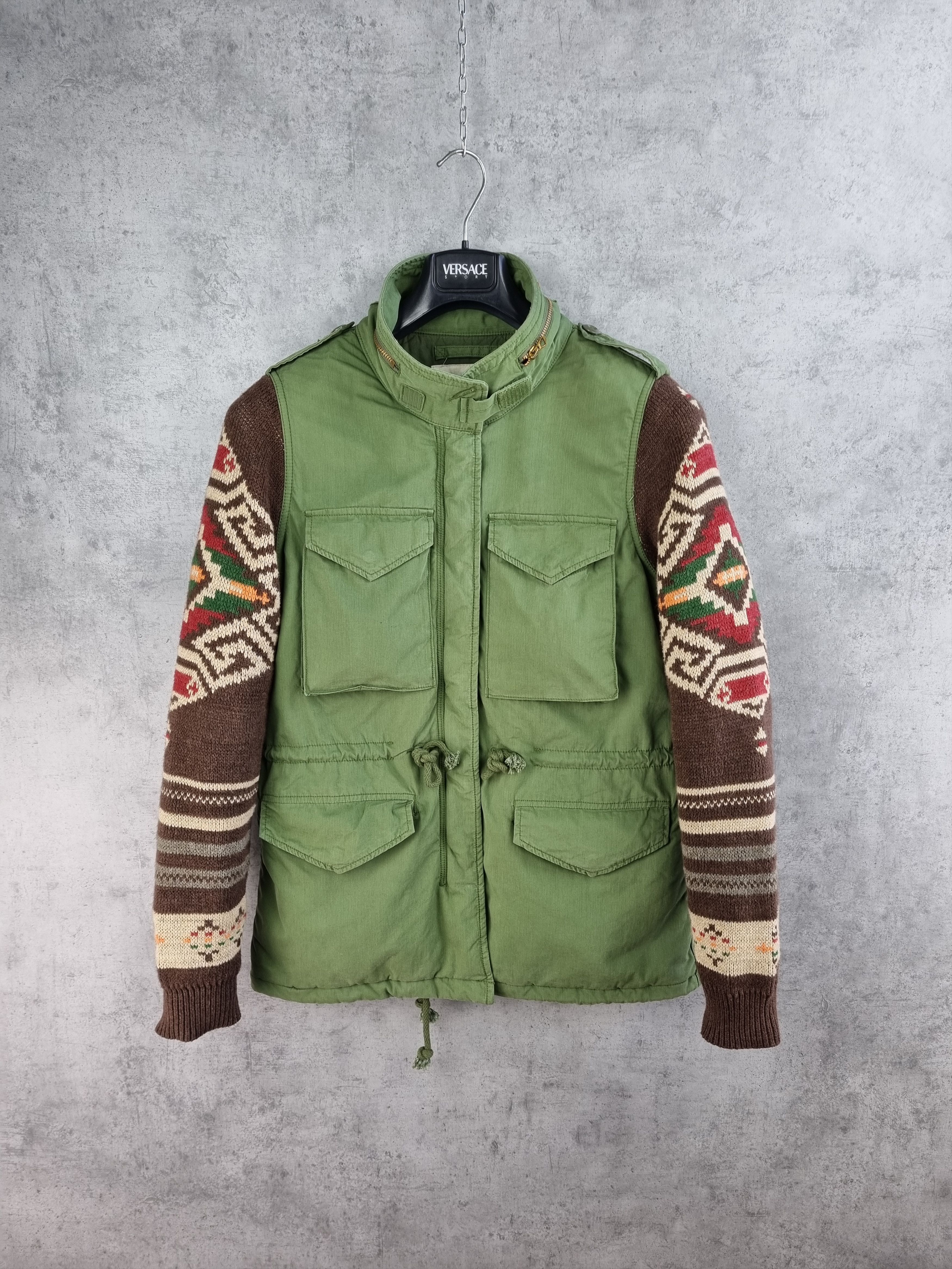 Denim & Supply Ralph Lauren × Polo Ralph Lauren × Ralph Lauren Rare Navajo Ralph Lauren M65 Military Army Field Jacket Size US S / EU 44-46 / 1 - 1 Thumbnail