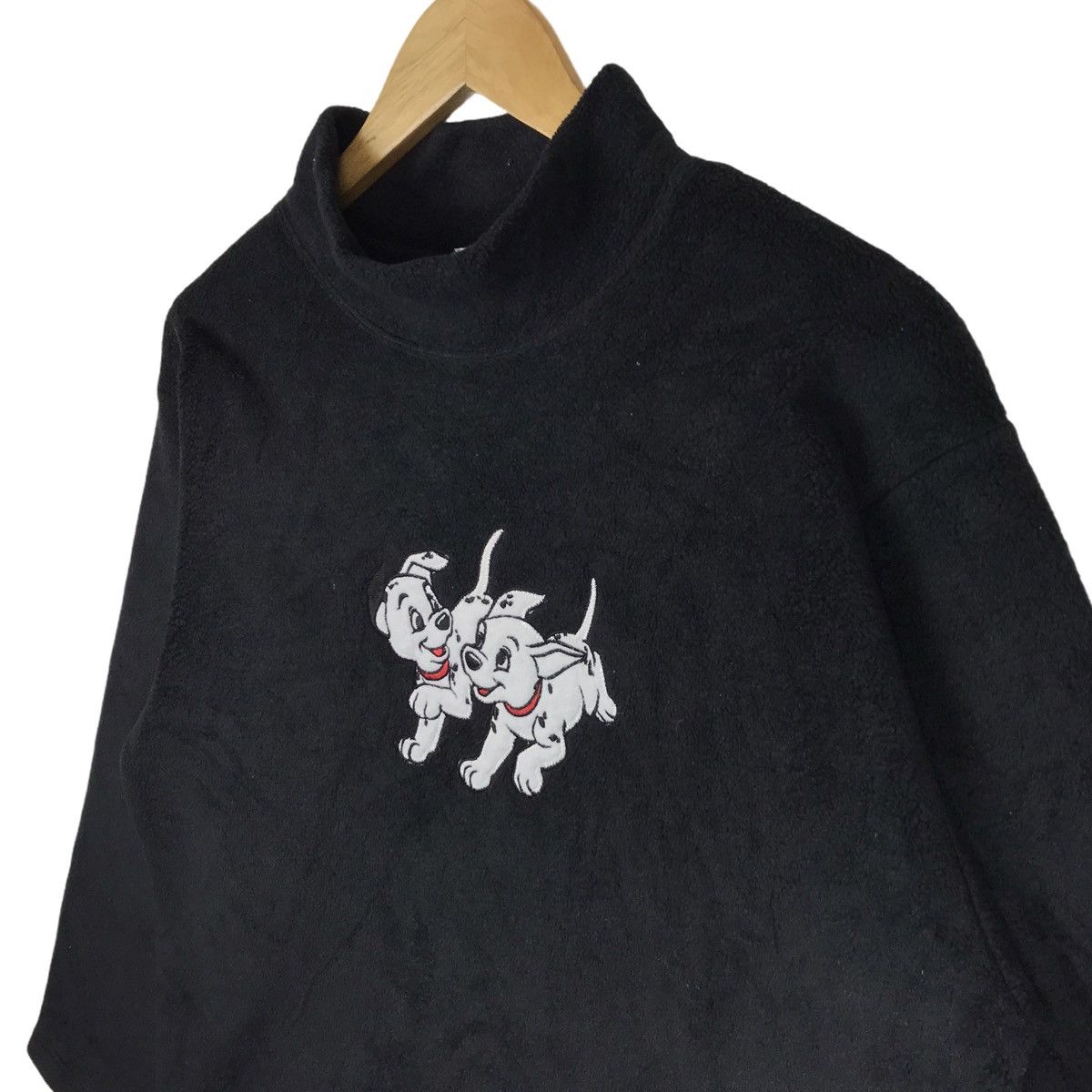 Disney × Vintage Vintage 101 Dalmatians Dog-Embroid Disney Fleece Sweatshirt Size US S / EU 44-46 / 1 - 5 Thumbnail
