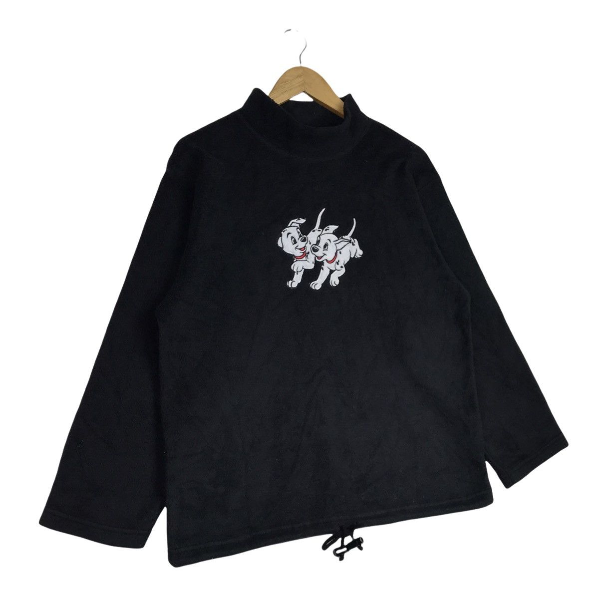 Disney × Vintage Vintage 101 Dalmatians Dog-Embroid Disney Fleece Sweatshirt Size US S / EU 44-46 / 1 - 4 Thumbnail
