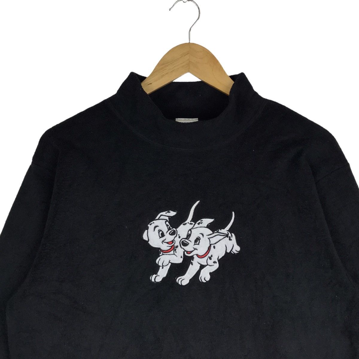 Disney × Vintage Vintage 101 Dalmatians Dog-Embroid Disney Fleece Sweatshirt Size US S / EU 44-46 / 1 - 2 Thumbnail