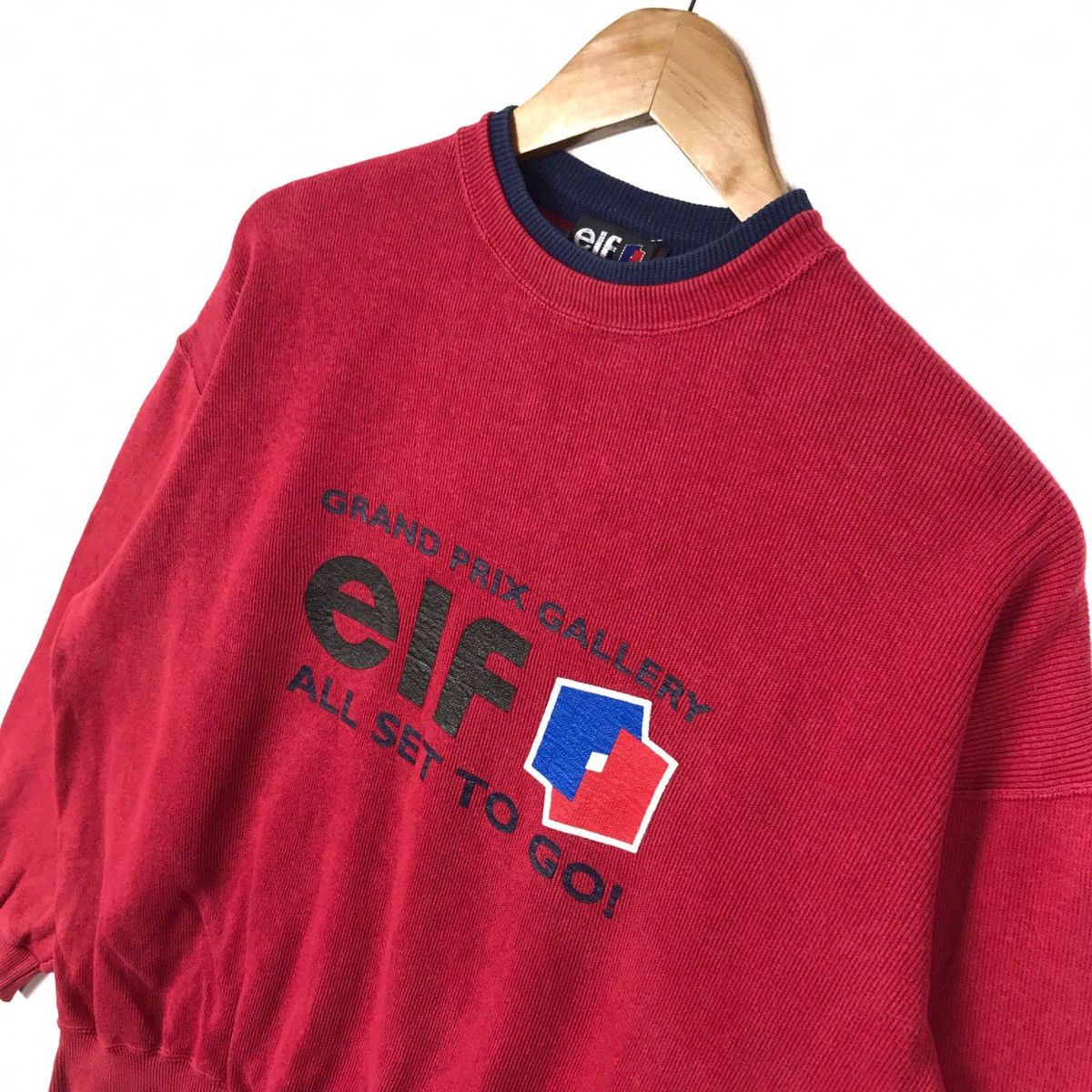 Vintage Vintage Elf Grand Prix Formula One Racing Team Sweatshirt Size US M / EU 48-50 / 2 - 3 Thumbnail