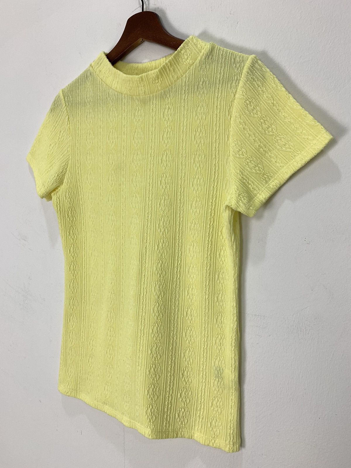 Japanese Brand Aran Cable Knitwear Patterne Fullprinted Monogram Tee Shirt Size S / US 4 / IT 40 - 6 Thumbnail