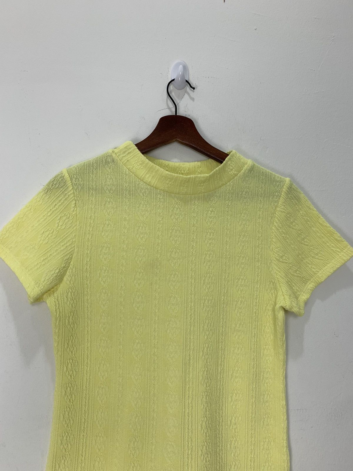 Japanese Brand Aran Cable Knitwear Patterne Fullprinted Monogram Tee Shirt Size S / US 4 / IT 40 - 3 Thumbnail