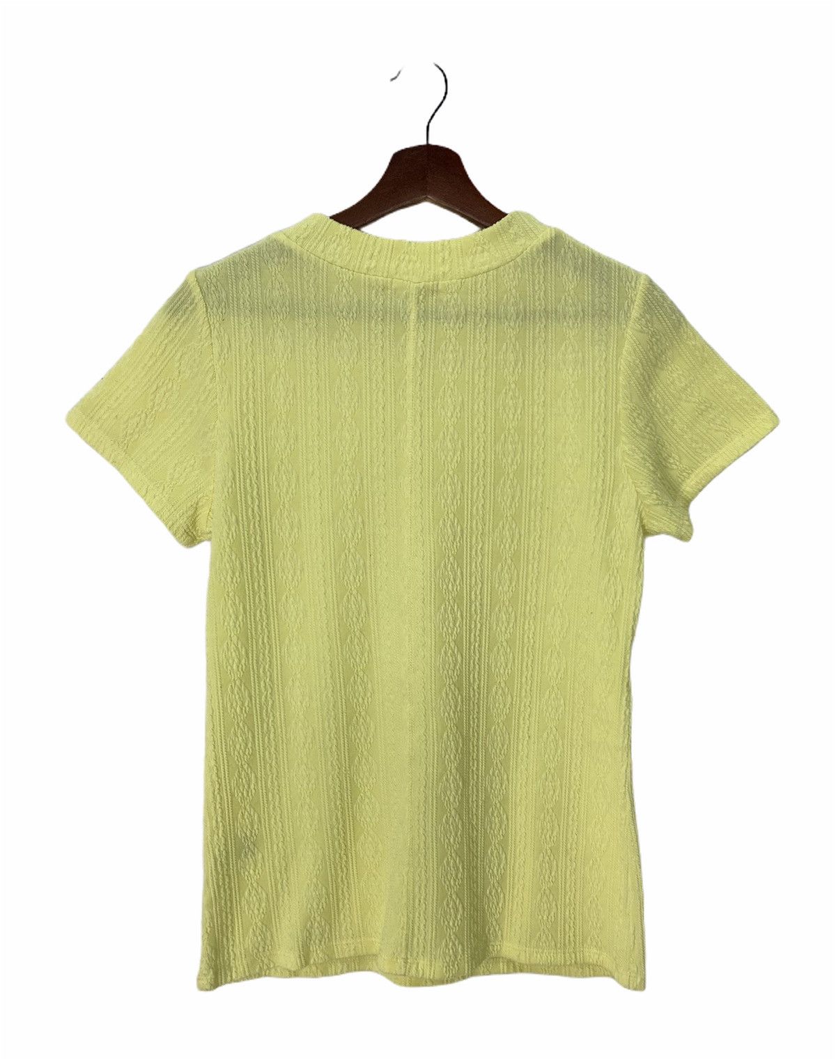 Japanese Brand Aran Cable Knitwear Patterne Fullprinted Monogram Tee Shirt Size S / US 4 / IT 40 - 2 Thumbnail