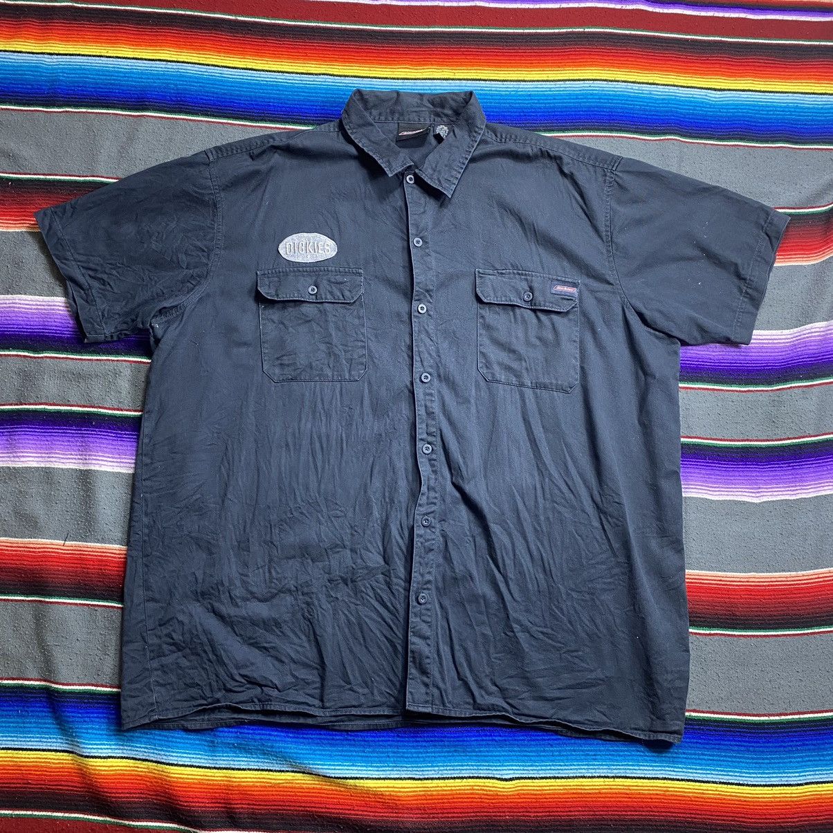 Vintage Vintage Dickies Worker Shirts Size US XXL / EU 58 / 5 - 1 Thumbnail