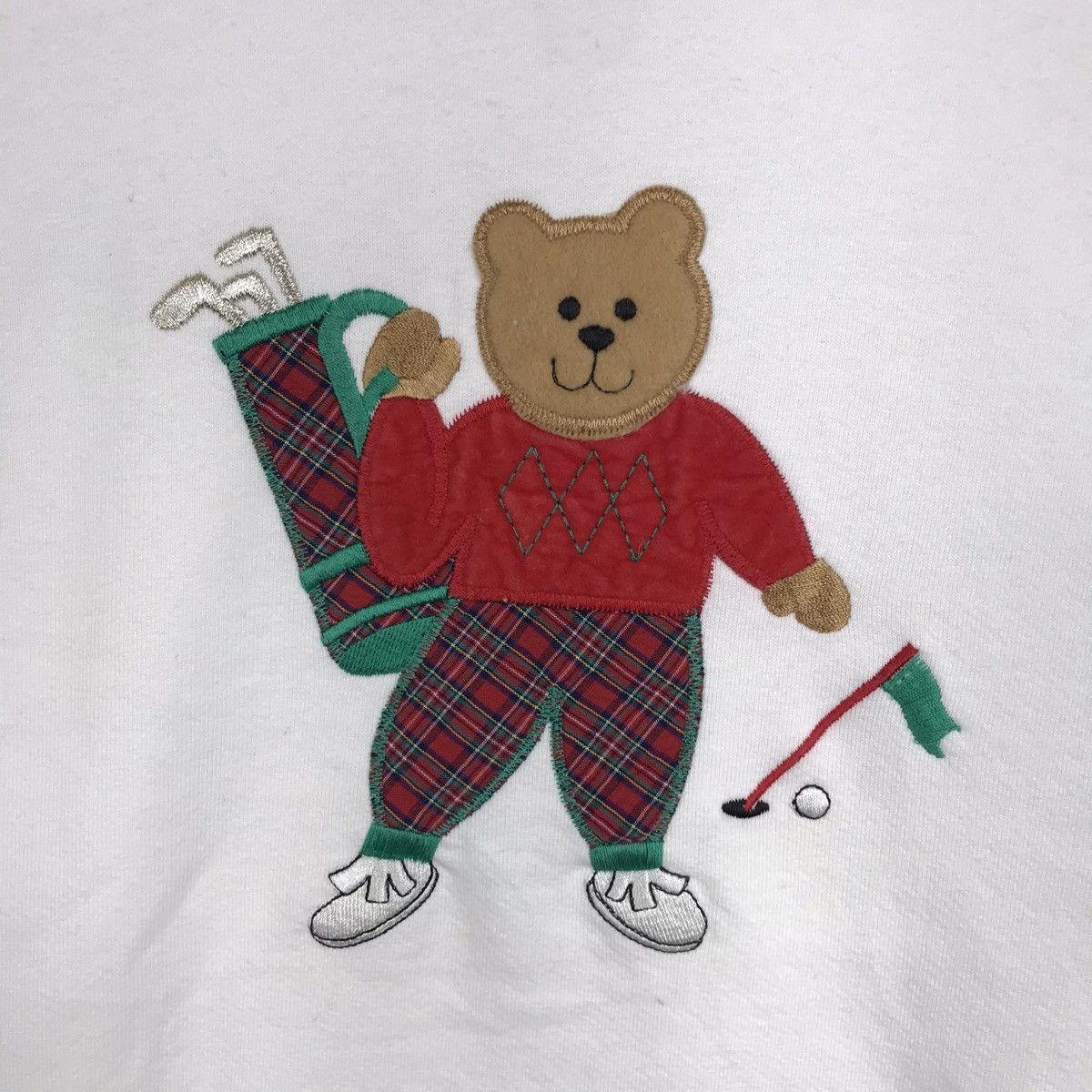 Other Vintage 90s Bear Golfer Logo-Embroidery Sweatshirt Size US S / EU 44-46 / 1 - 3 Thumbnail