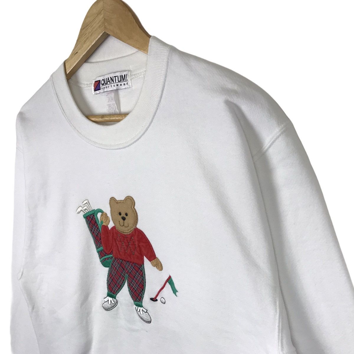 Other Vintage 90s Bear Golfer Logo-Embroidery Sweatshirt Size US S / EU 44-46 / 1 - 5 Thumbnail