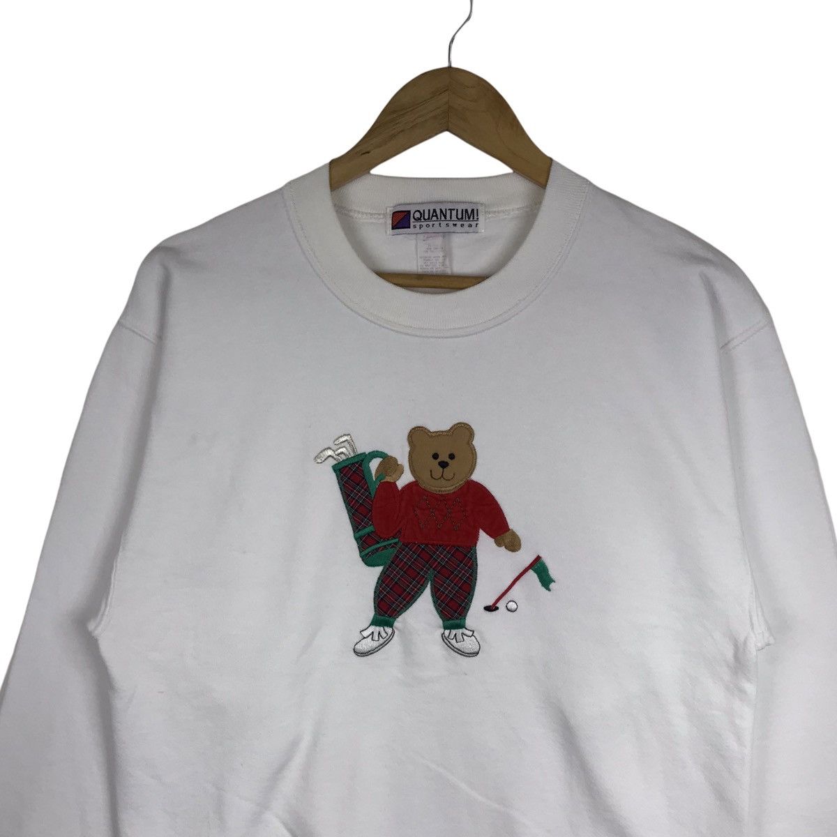 Other Vintage 90s Bear Golfer Logo-Embroidery Sweatshirt Size US S / EU 44-46 / 1 - 2 Thumbnail