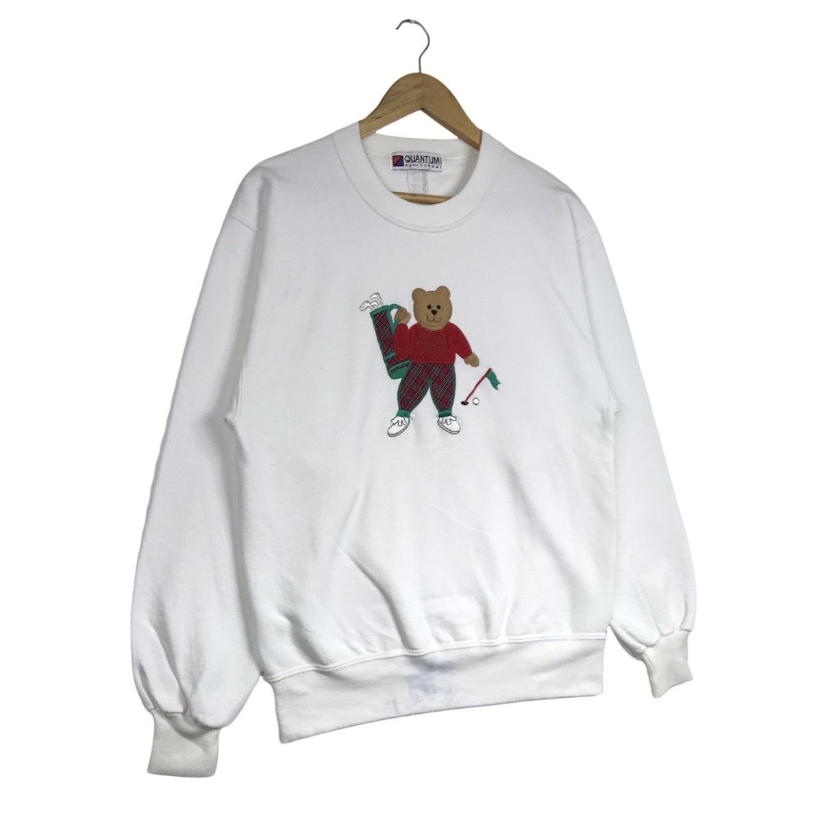 Other Vintage 90s Bear Golfer Logo-Embroidery Sweatshirt Size US S / EU 44-46 / 1 - 4 Thumbnail