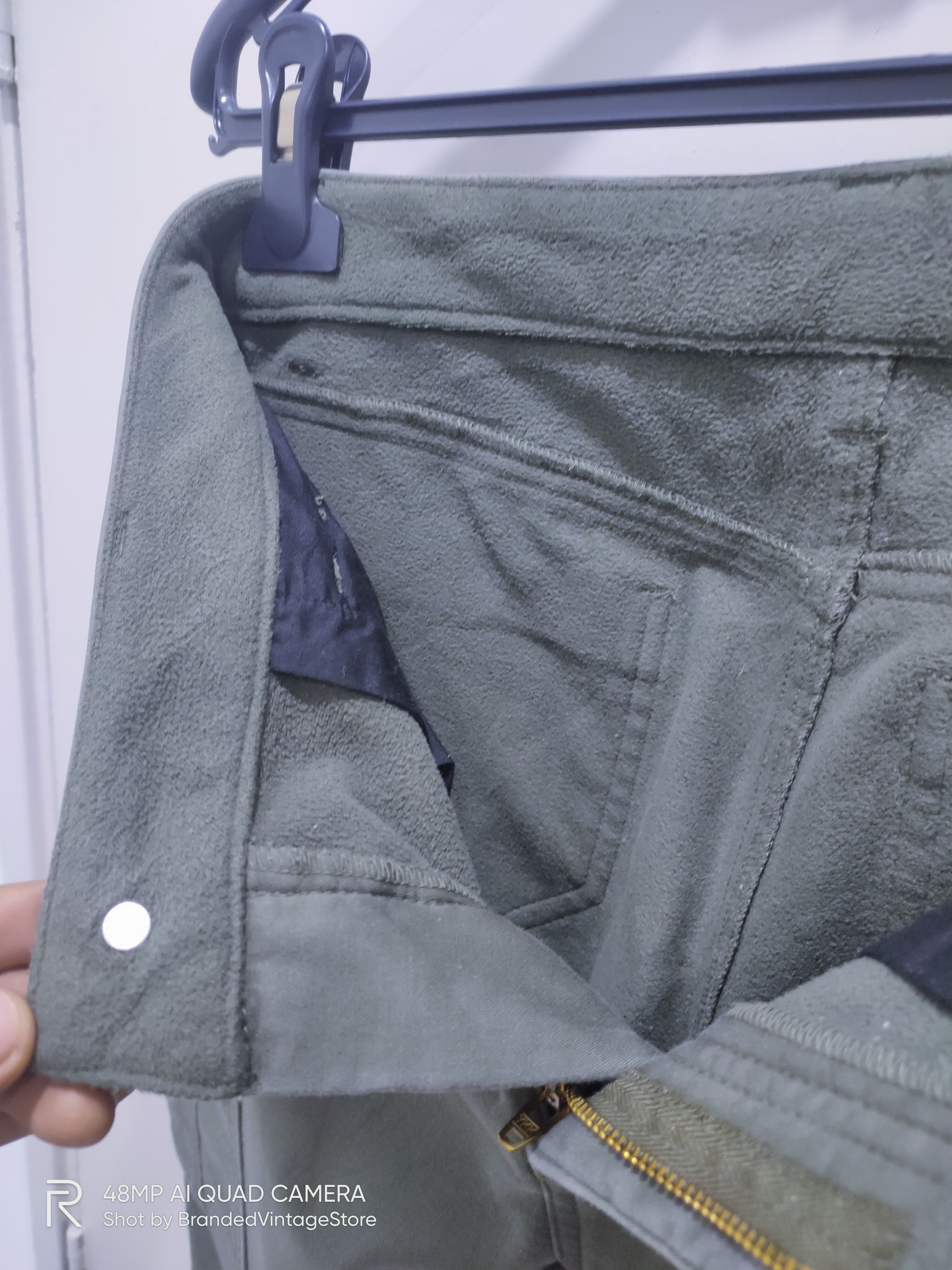 Japanese Brand Fleece Inside Soft Tactical Multipocket Stretch Cargo Pants Size US 29 - 13 Thumbnail