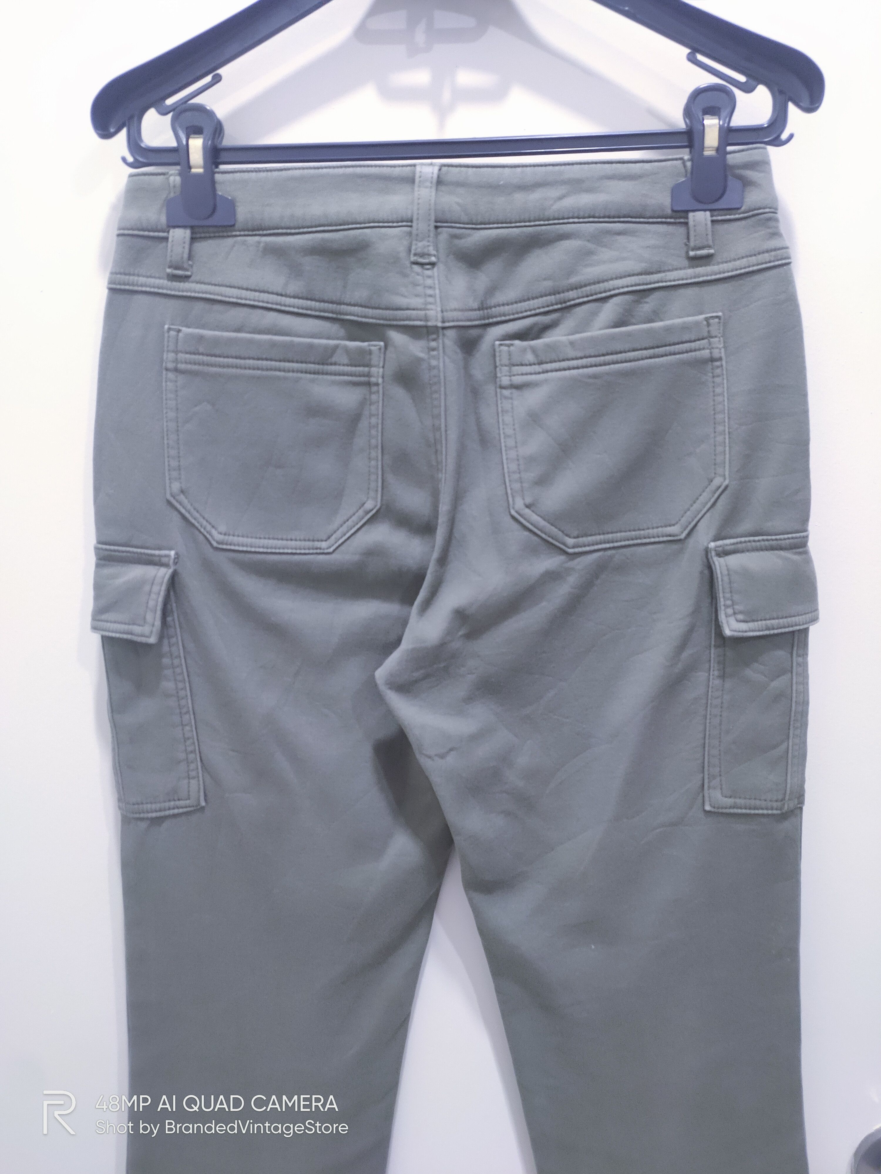 Japanese Brand Fleece Inside Soft Tactical Multipocket Stretch Cargo Pants Size US 29 - 9 Thumbnail