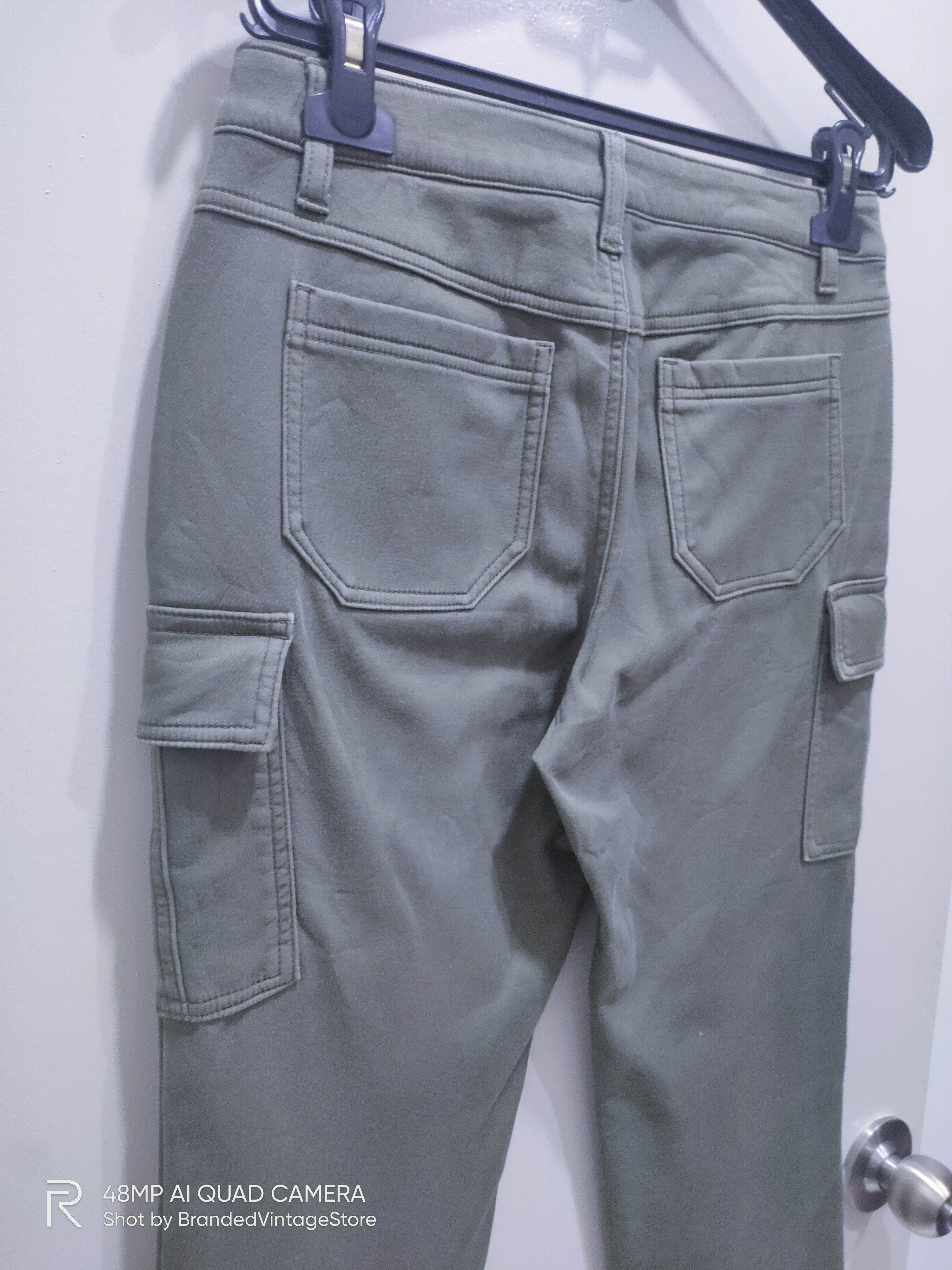 Japanese Brand Fleece Inside Soft Tactical Multipocket Stretch Cargo Pants Size US 29 - 11 Thumbnail