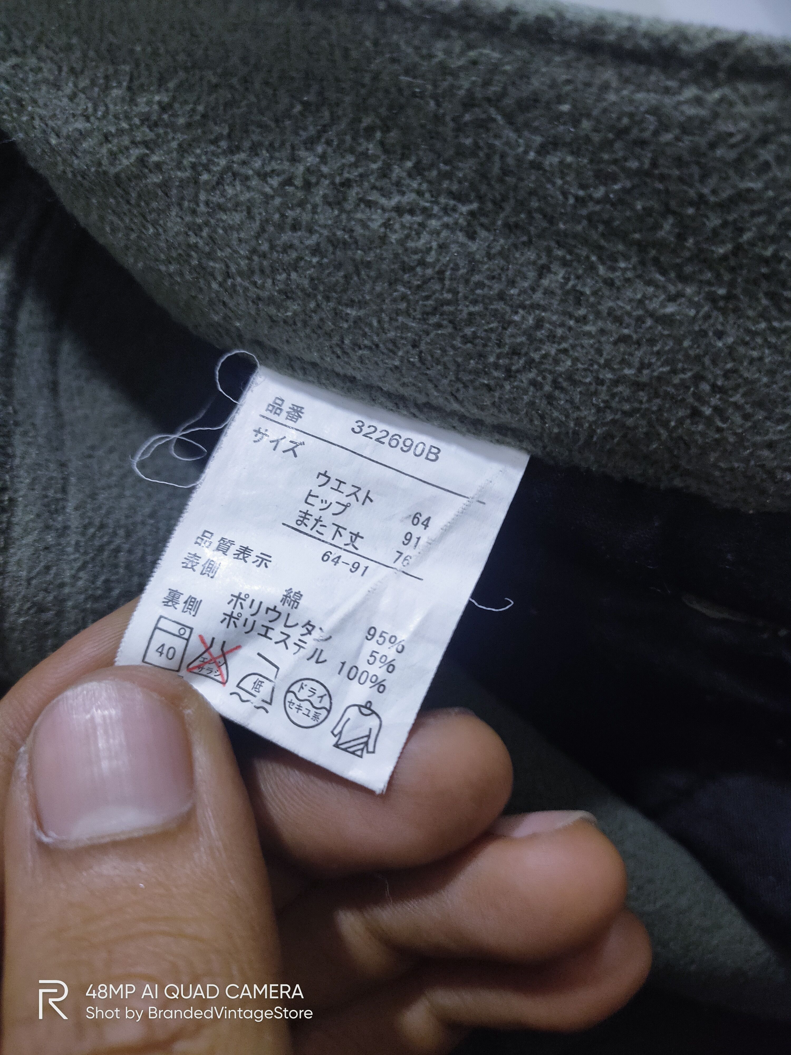 Japanese Brand Fleece Inside Soft Tactical Multipocket Stretch Cargo Pants Size US 29 - 16 Thumbnail