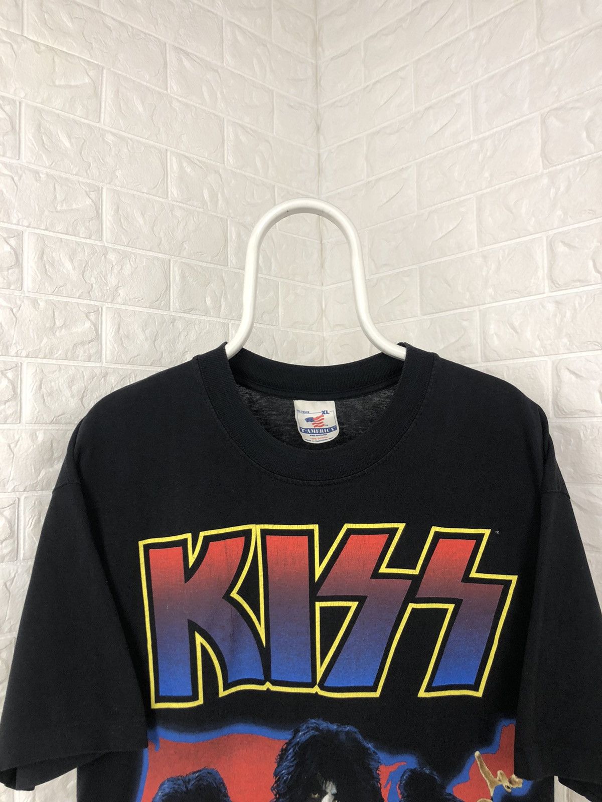 Band Tees × Vintage Vintage 1996 Kiss Alive World Wide 1996/1997 Tour Shirt Size US XL / EU 56 / 4 - 5 Thumbnail