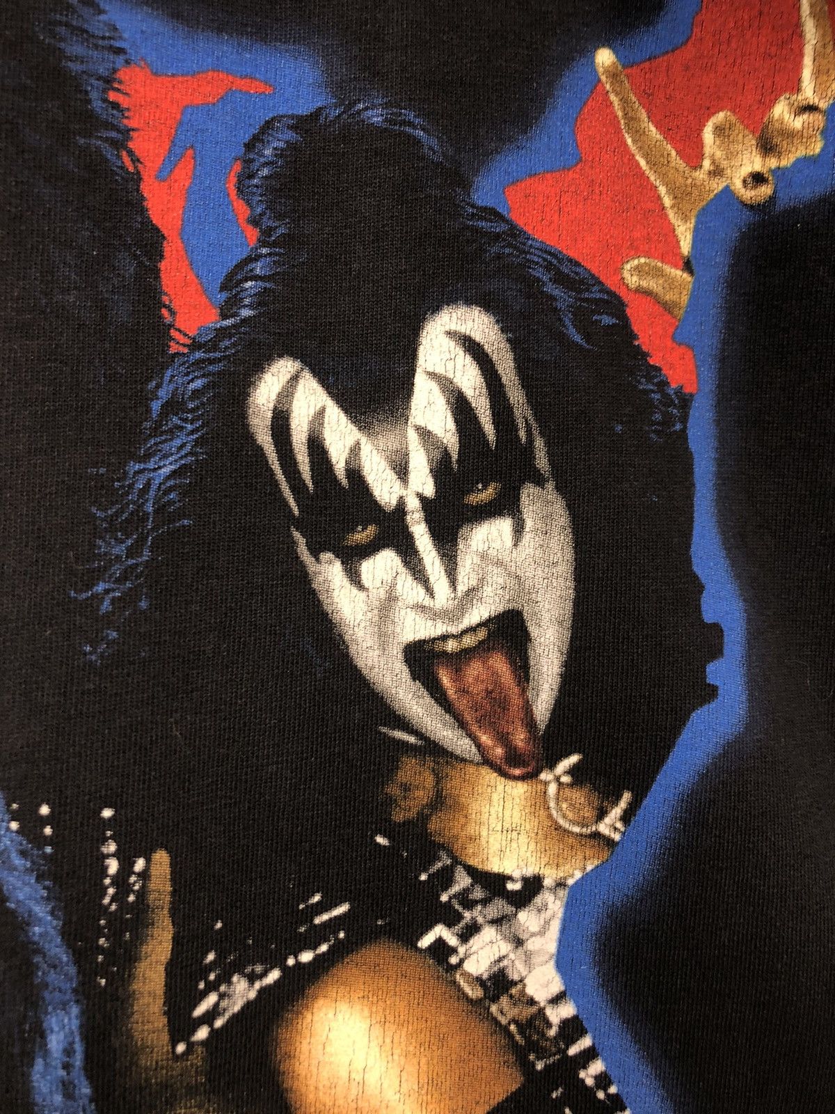 Band Tees × Vintage Vintage 1996 Kiss Alive World Wide 1996/1997 Tour Shirt Size US XL / EU 56 / 4 - 9 Thumbnail