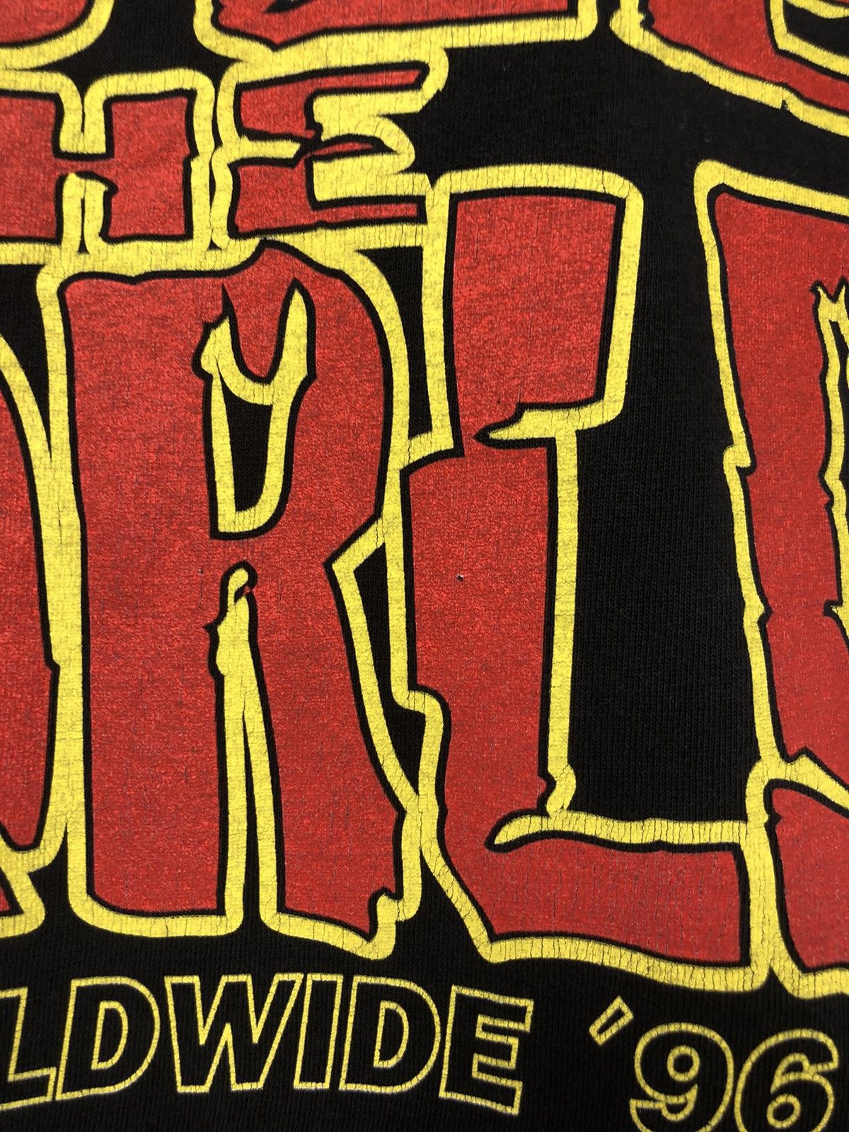 Band Tees × Vintage Vintage 1996 Kiss Alive World Wide 1996/1997 Tour Shirt Size US XL / EU 56 / 4 - 14 Thumbnail