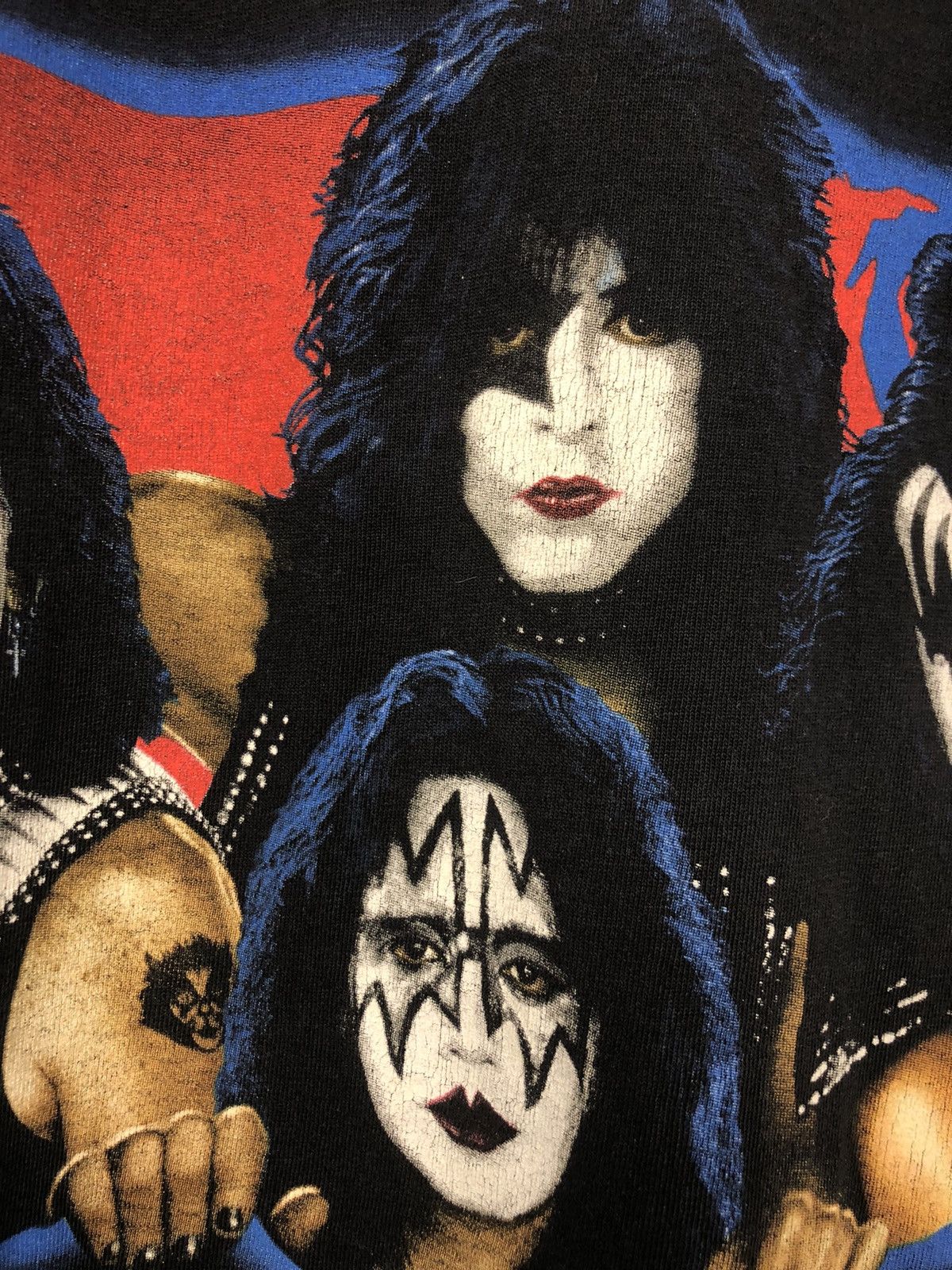 Band Tees × Vintage Vintage 1996 Kiss Alive World Wide 1996/1997 Tour Shirt Size US XL / EU 56 / 4 - 8 Thumbnail