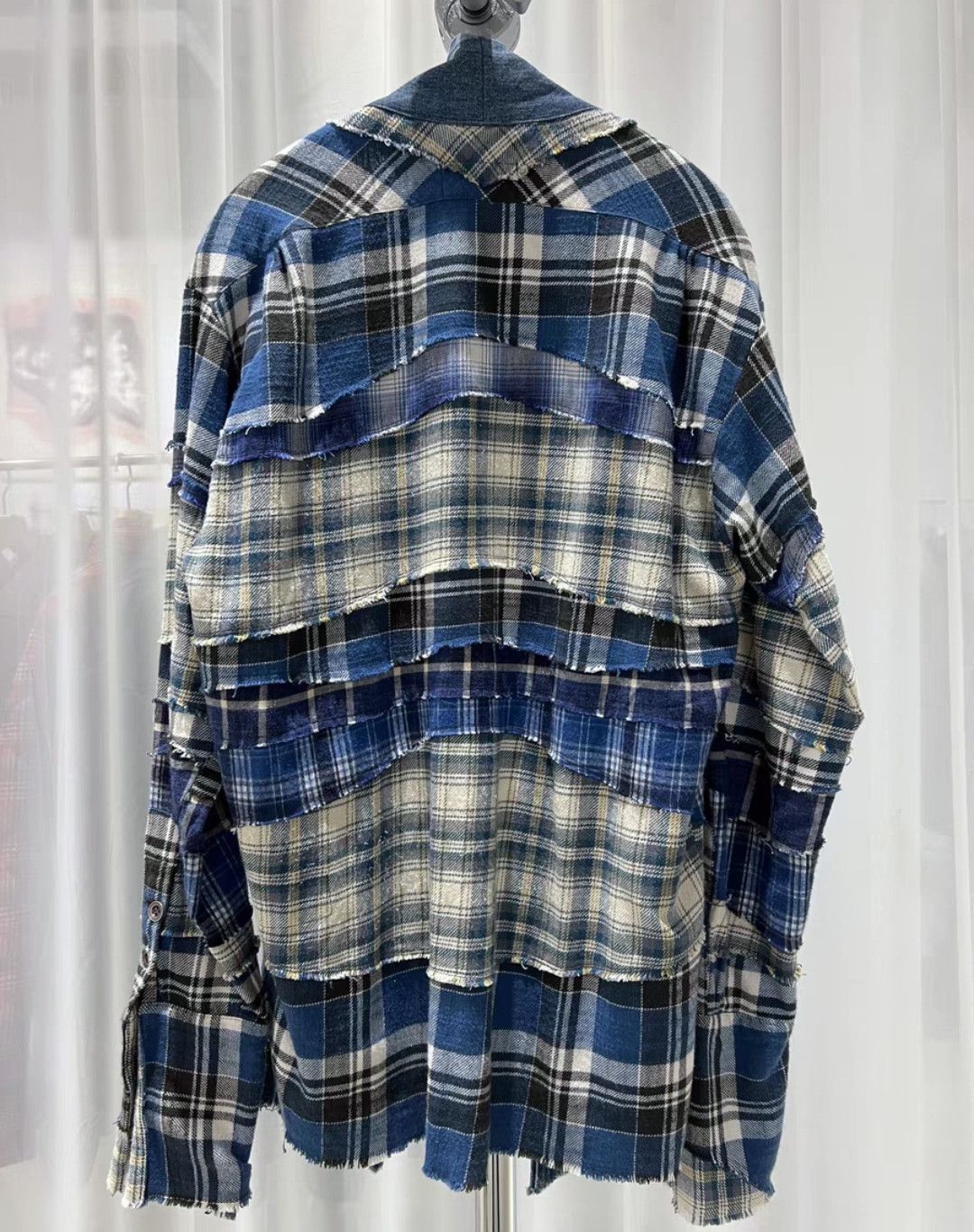 Greg Lauren Greg Lauren Checked Shirt Kimono Size 2 Size US M / EU 48-50 / 2 - 3 Thumbnail