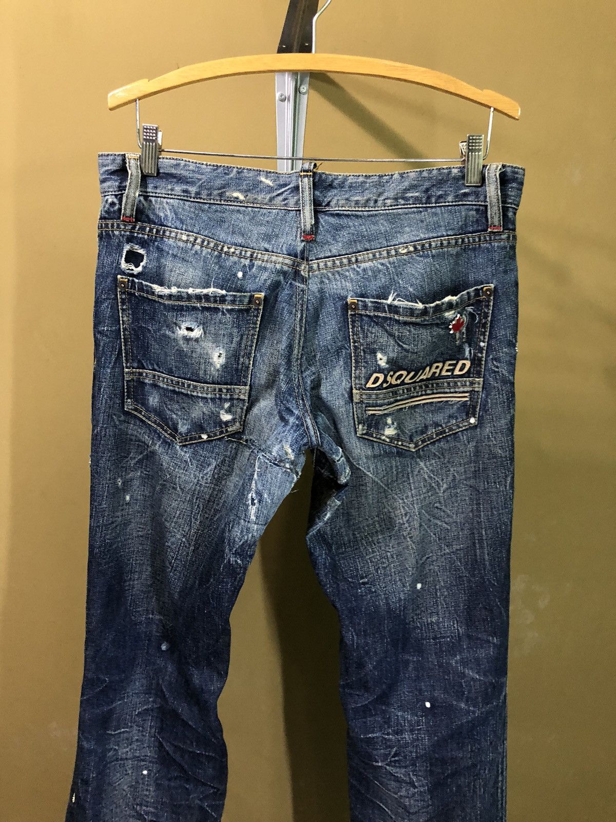 Dsquared2 Dsquared2 Distressed Denim Jeans Size 33" - 6 Thumbnail