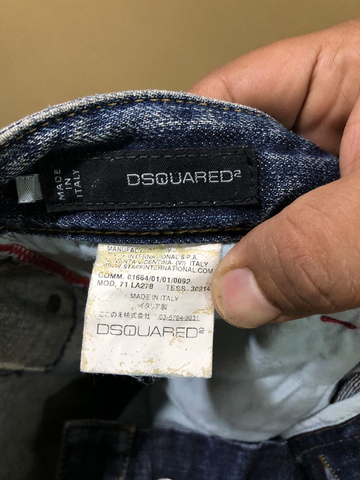 Dsquared2 Dsquared2 Distressed Denim Jeans Size 33" - 12 Thumbnail